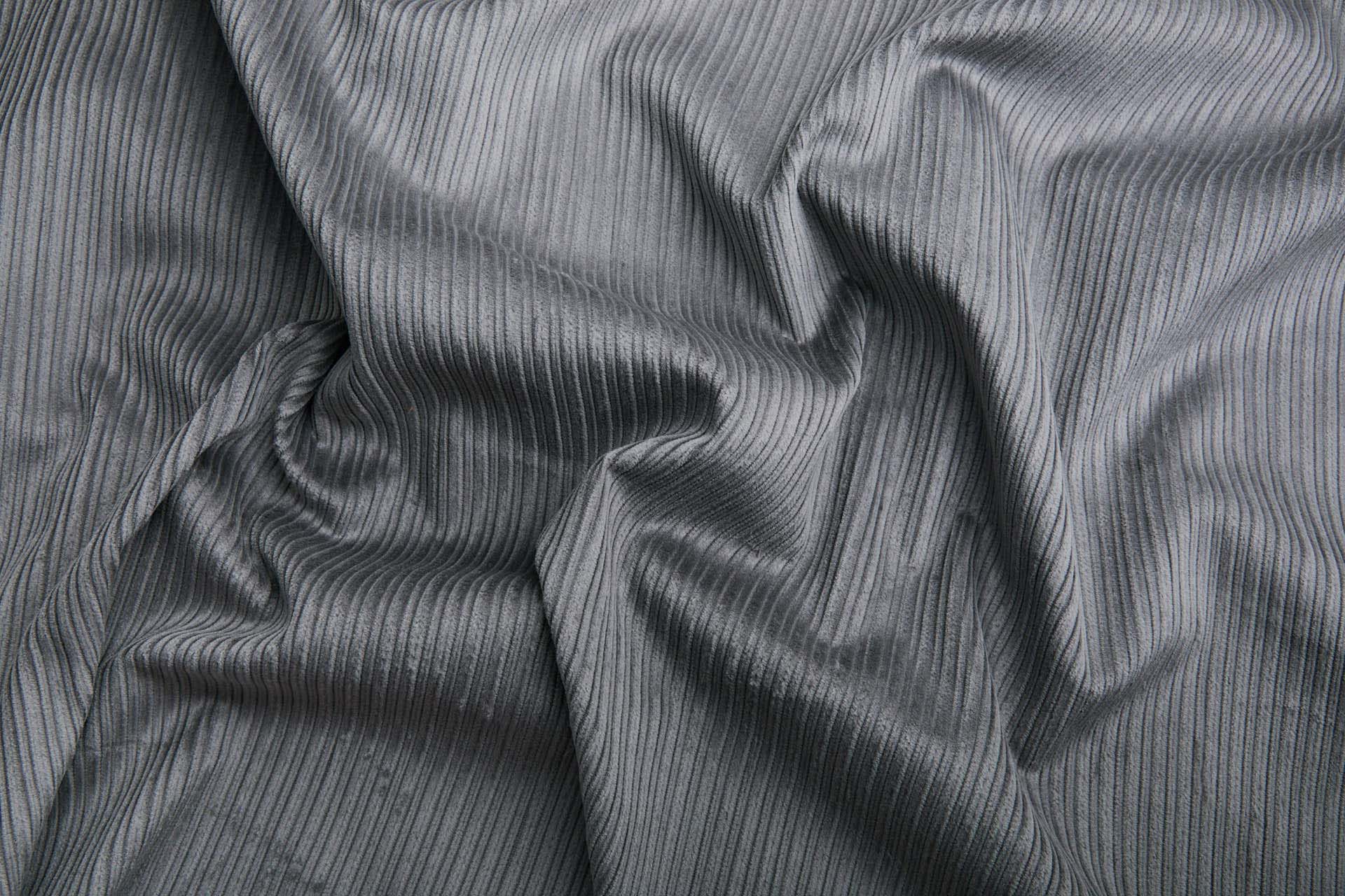 Wide Rib Corduroy - Steel Grey fabric, image 5 of 7
