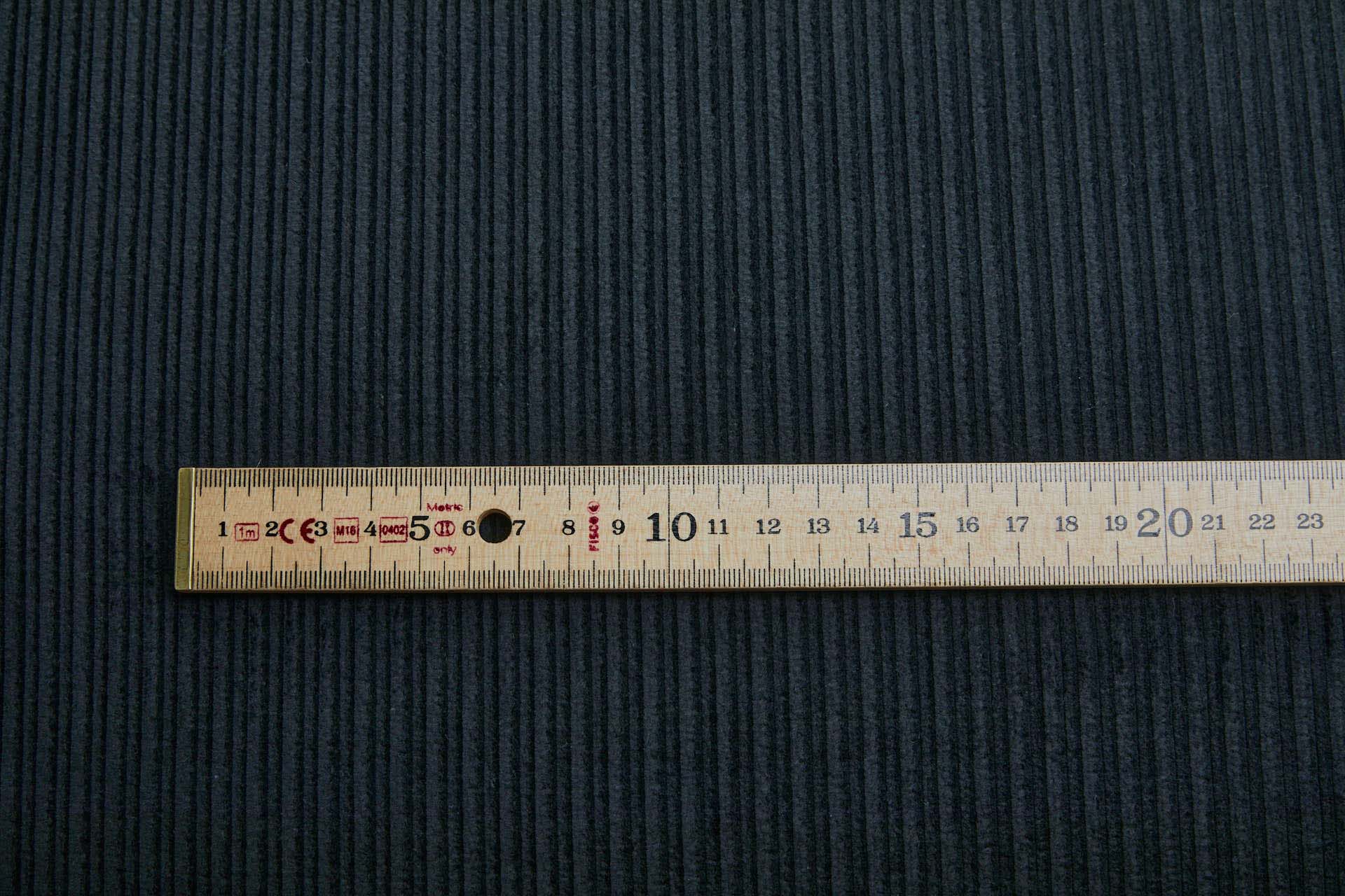 Wide Rib Corduroy - Black fabric, image 7 of 7