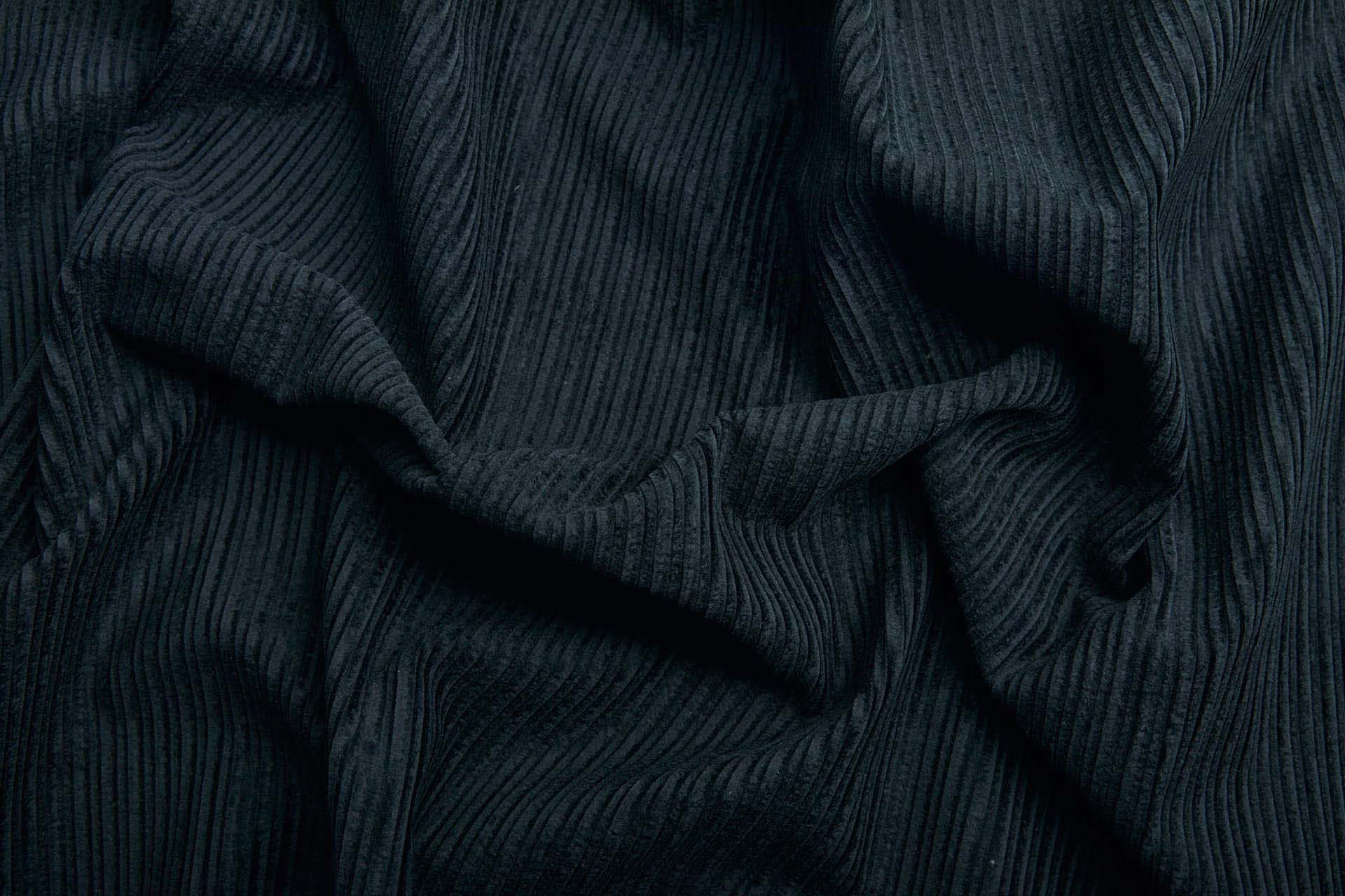Wide Rib Corduroy - Black fabric, image 6 of 7