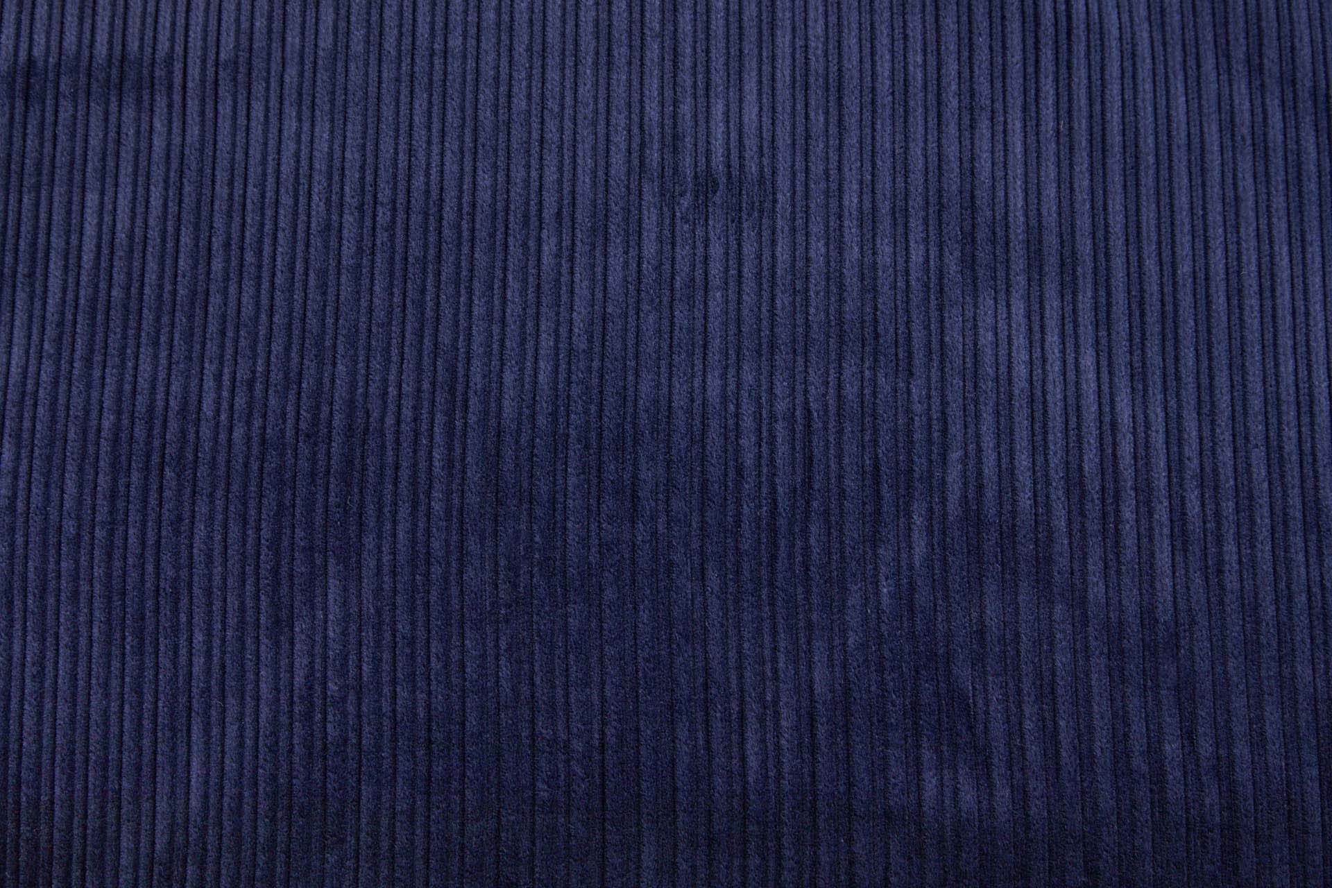 Wide Rib Corduroy - Navy fabric, image 3 of 7