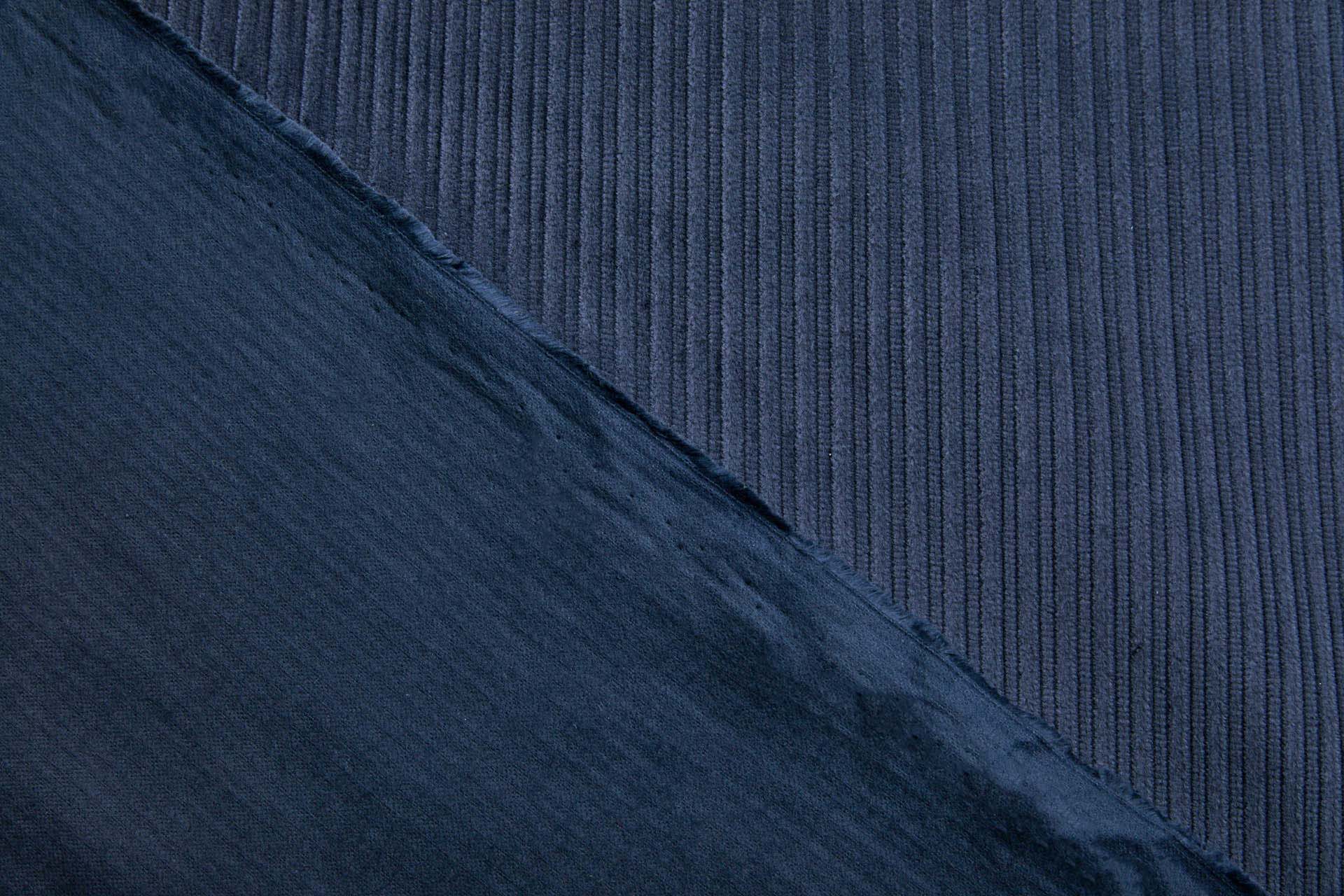Wide Rib Corduroy - French Navy fabric, image 6 of 7