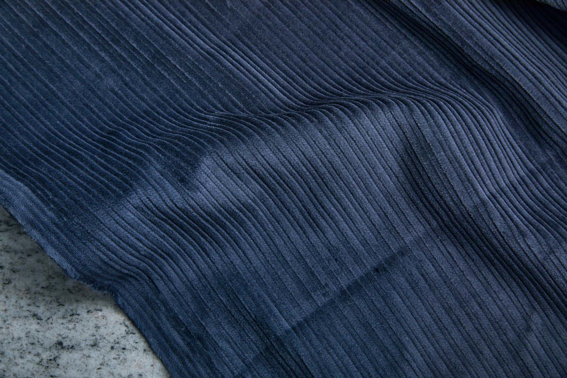 Wide Rib Corduroy - French Navy fabric, image 5 of 7