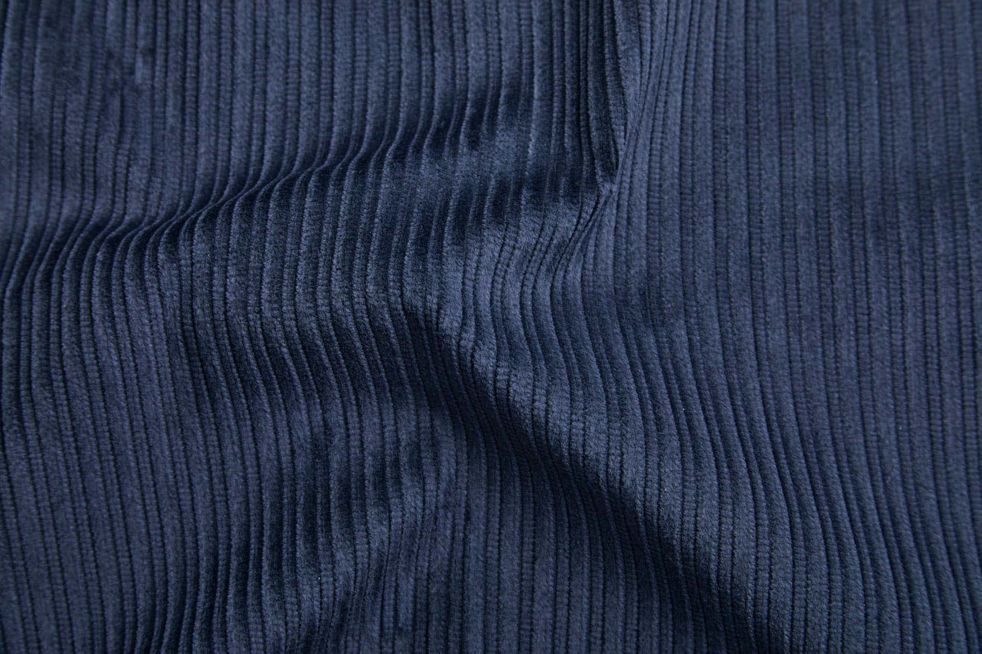 Wide Rib Corduroy - French Navy fabric, image 2 of 7
