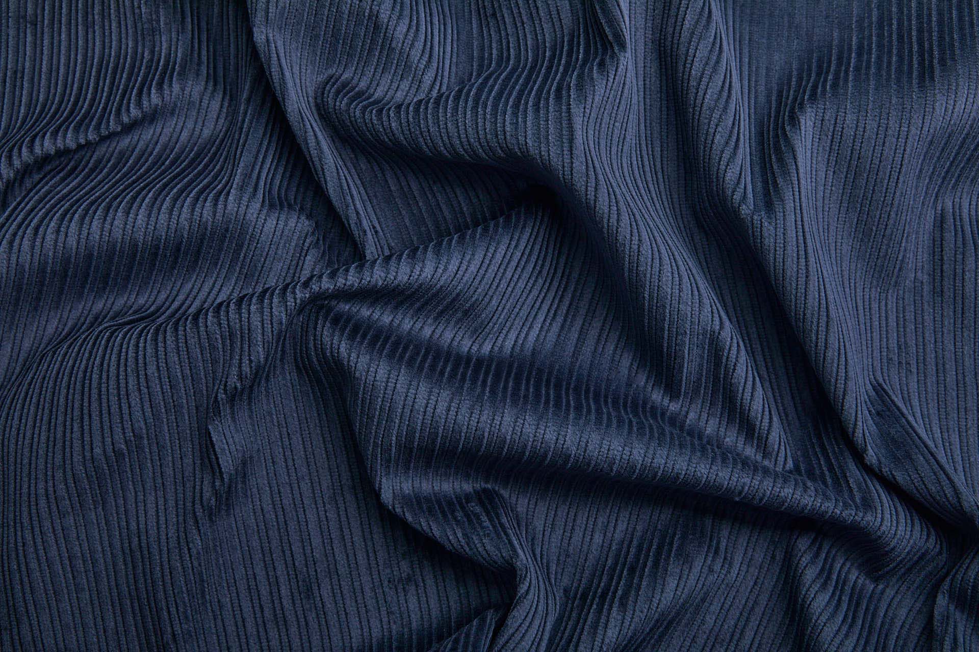 Wide Rib Corduroy - French Navy fabric, image 4 of 7