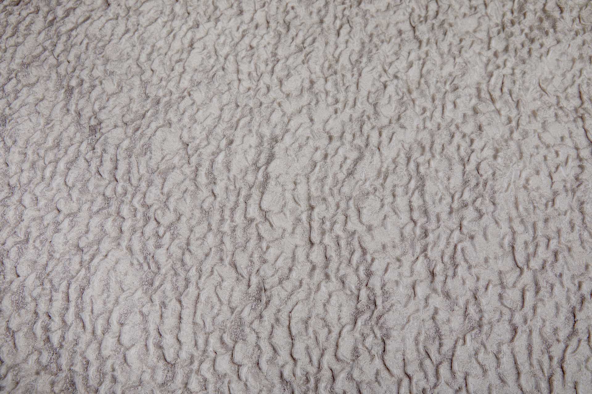 Viscose and Silk Scrunched Effect Jacquard - Oatmeal and Off White fabric, image 6 of 9
