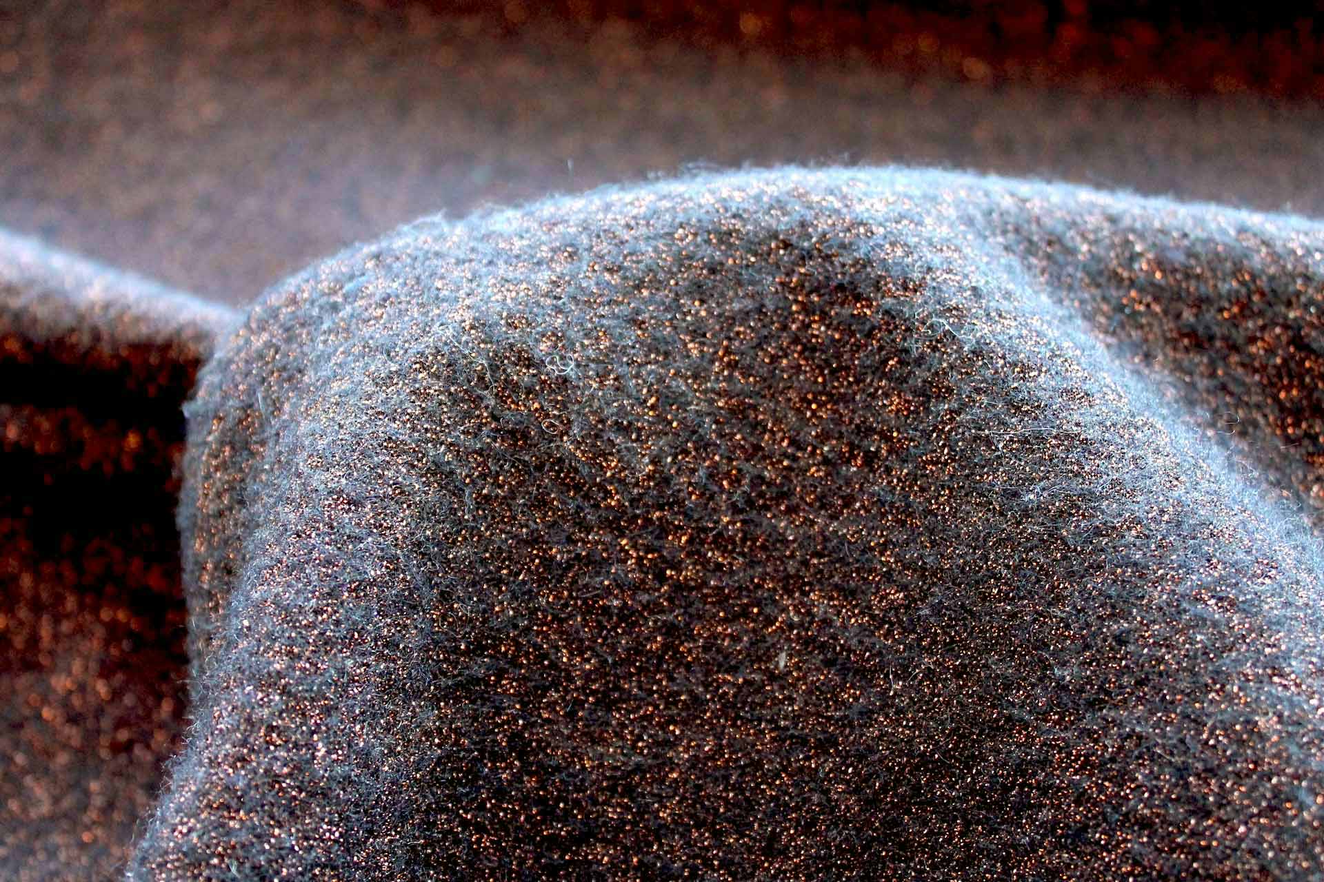 Glittery Wool Knit - Bronze fabric, image 2 of 6