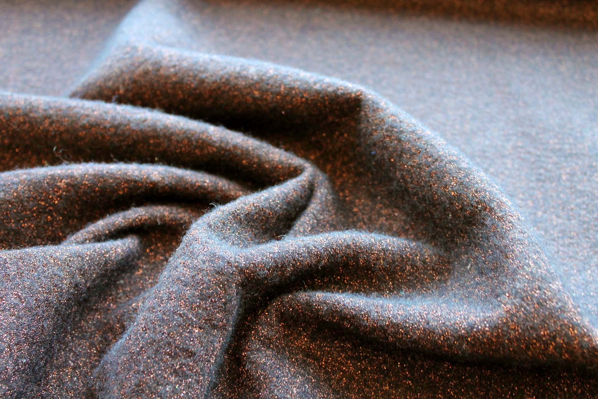 Glittery Wool Knit - Bronze fabric, image 3 of 6