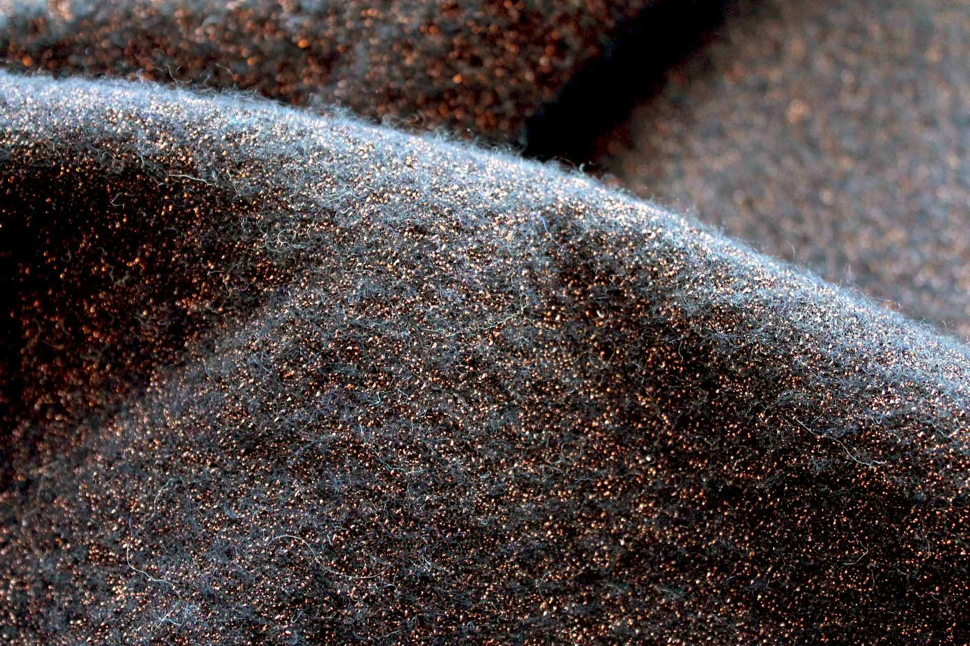 Glittery Wool Knit - Bronze fabric, image 5 of 6