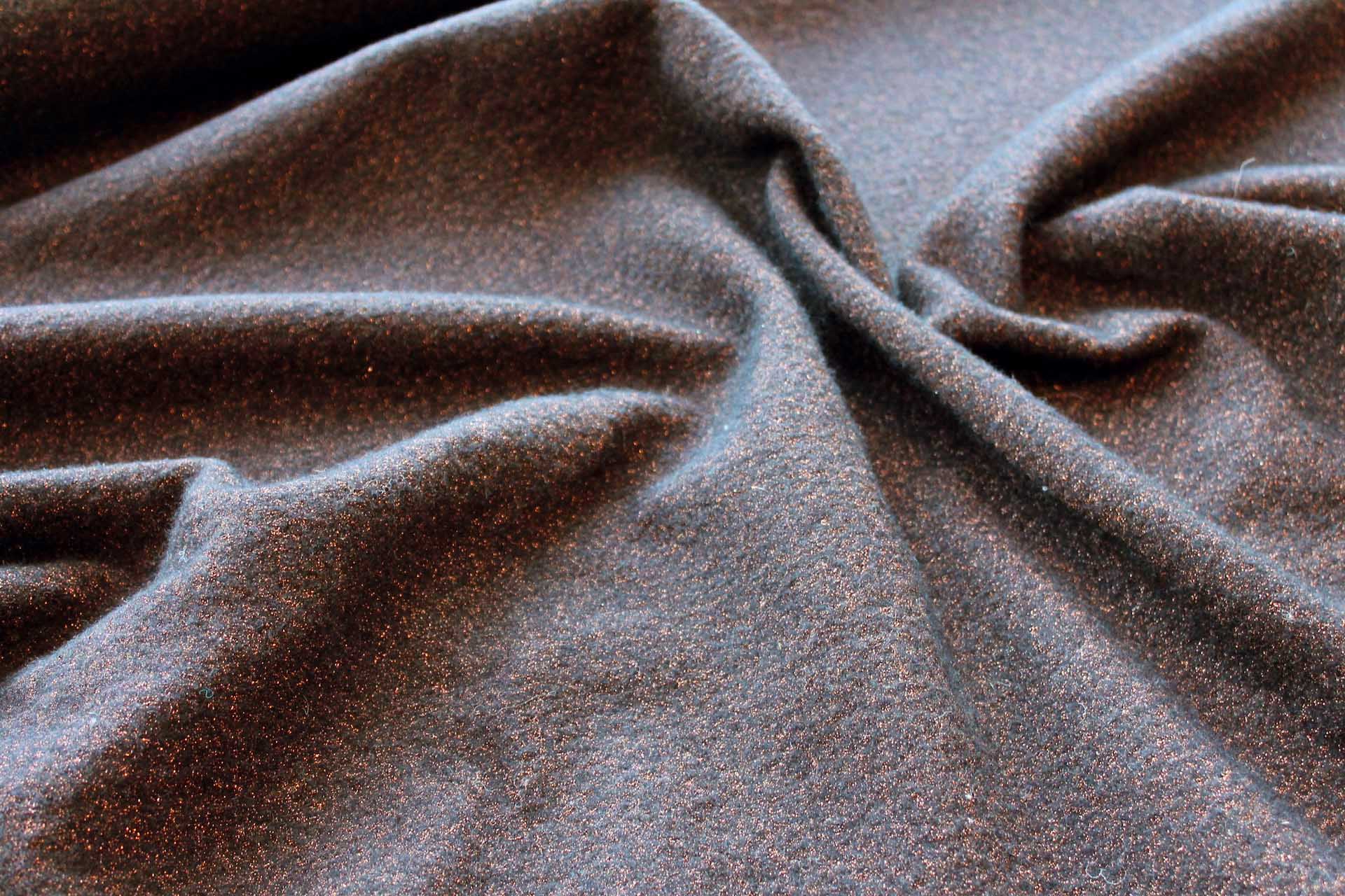 Glittery Wool Knit - Bronze fabric, image 6 of 6