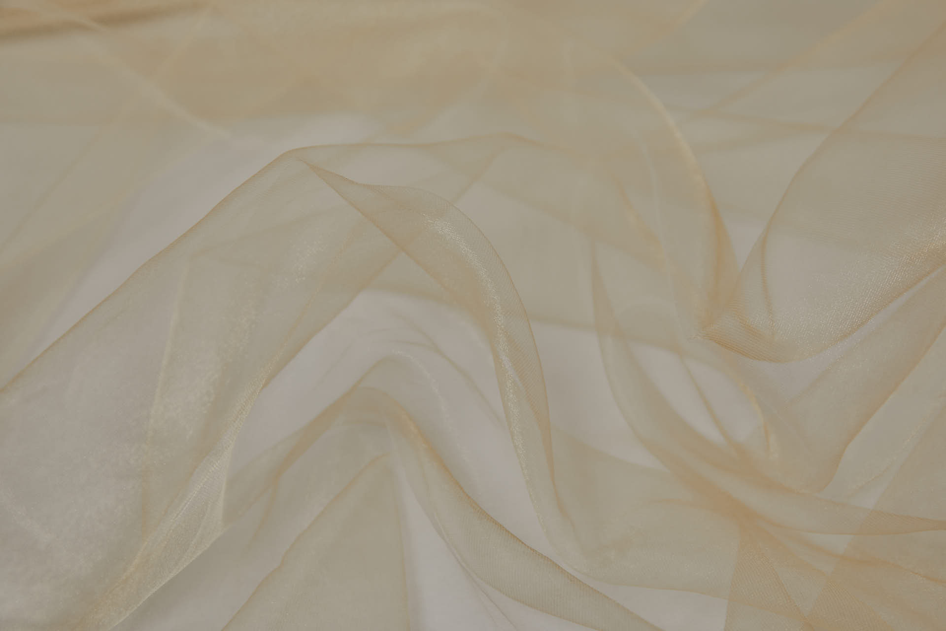 Sheer Nude Organza With Delicate Shimmer fabric, image 3 of 7
