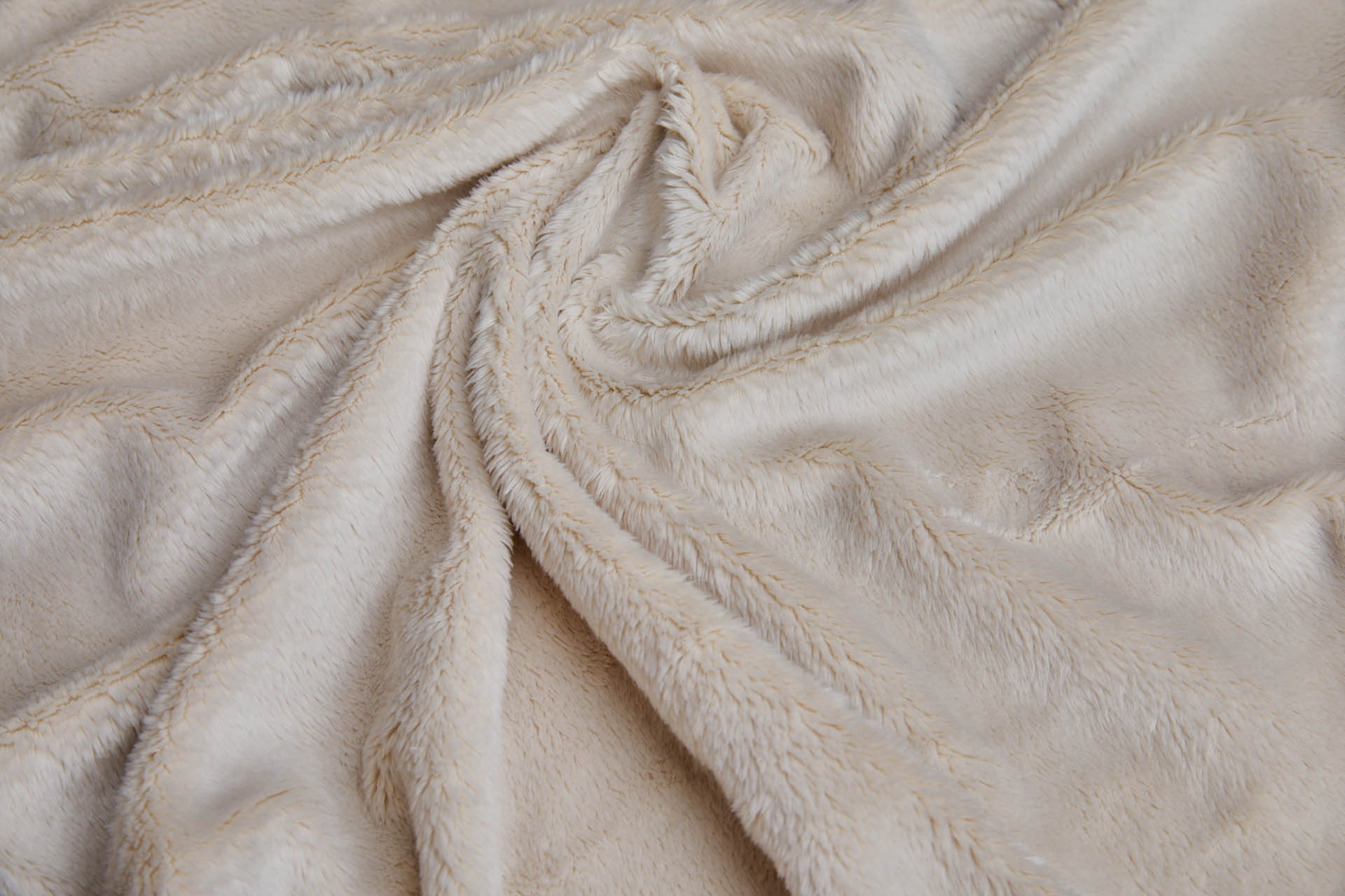Stone Fluffy Short Pile Faux Fur fabric