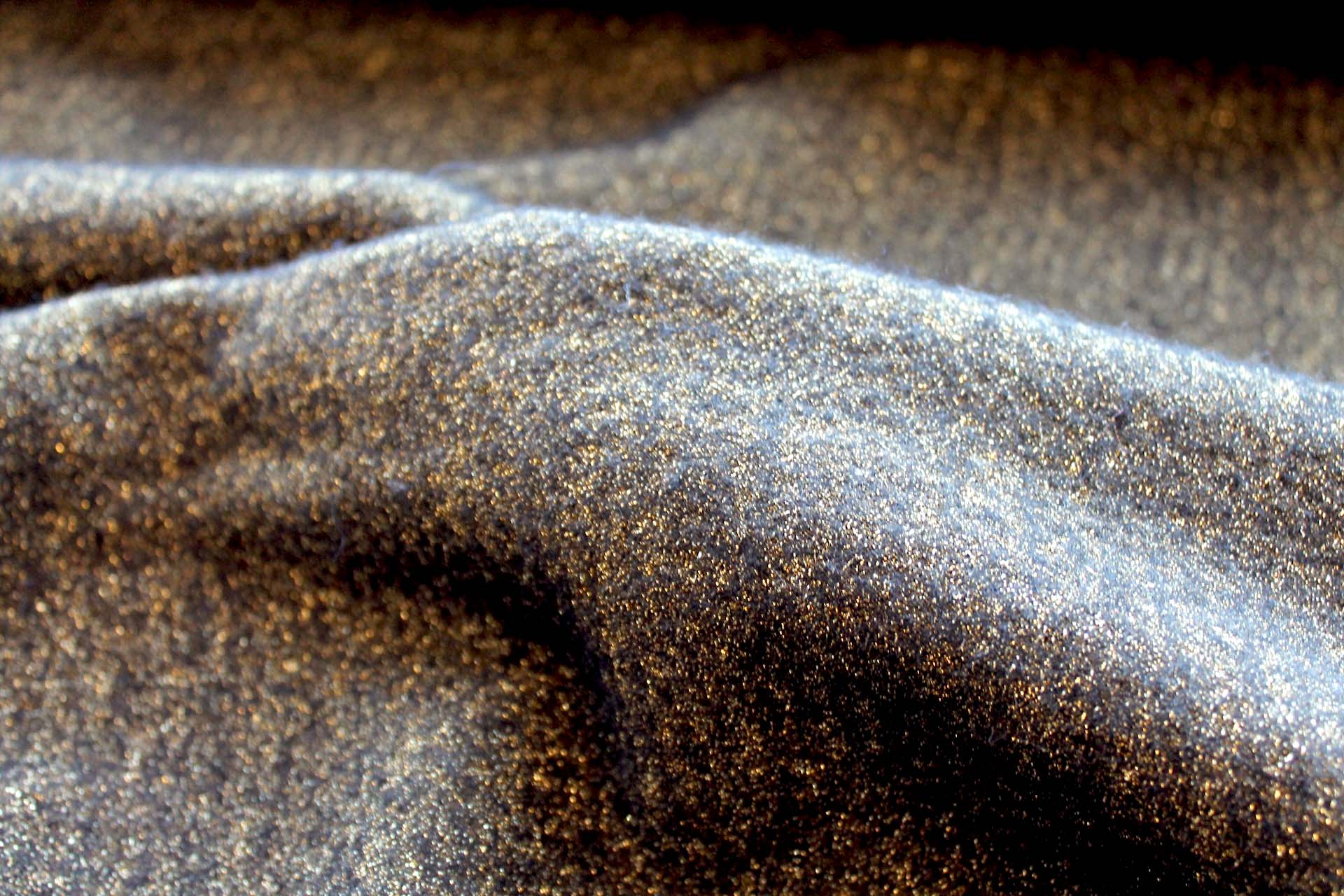 Glittery Wool Knit - Gold fabric, image 5 of 6