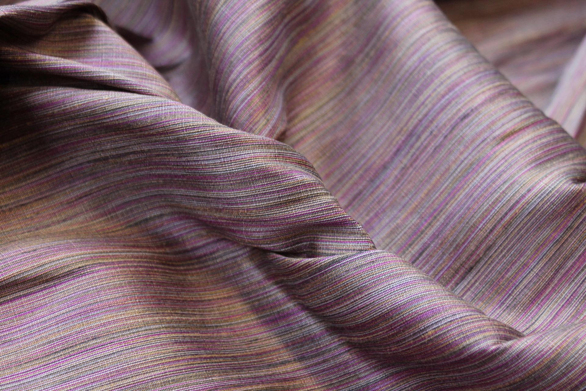 Multi Colour Marl Fabric - Chartreuse, Violet, Grey, image 6 of 7