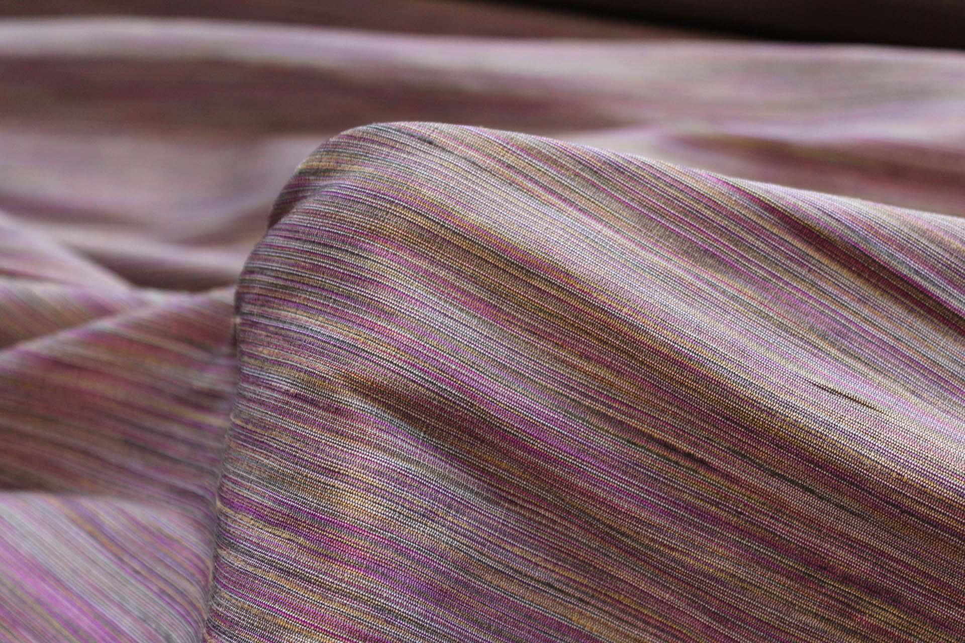 Multi Colour Marl Fabric - Chartreuse, Violet, Grey, image 7 of 7