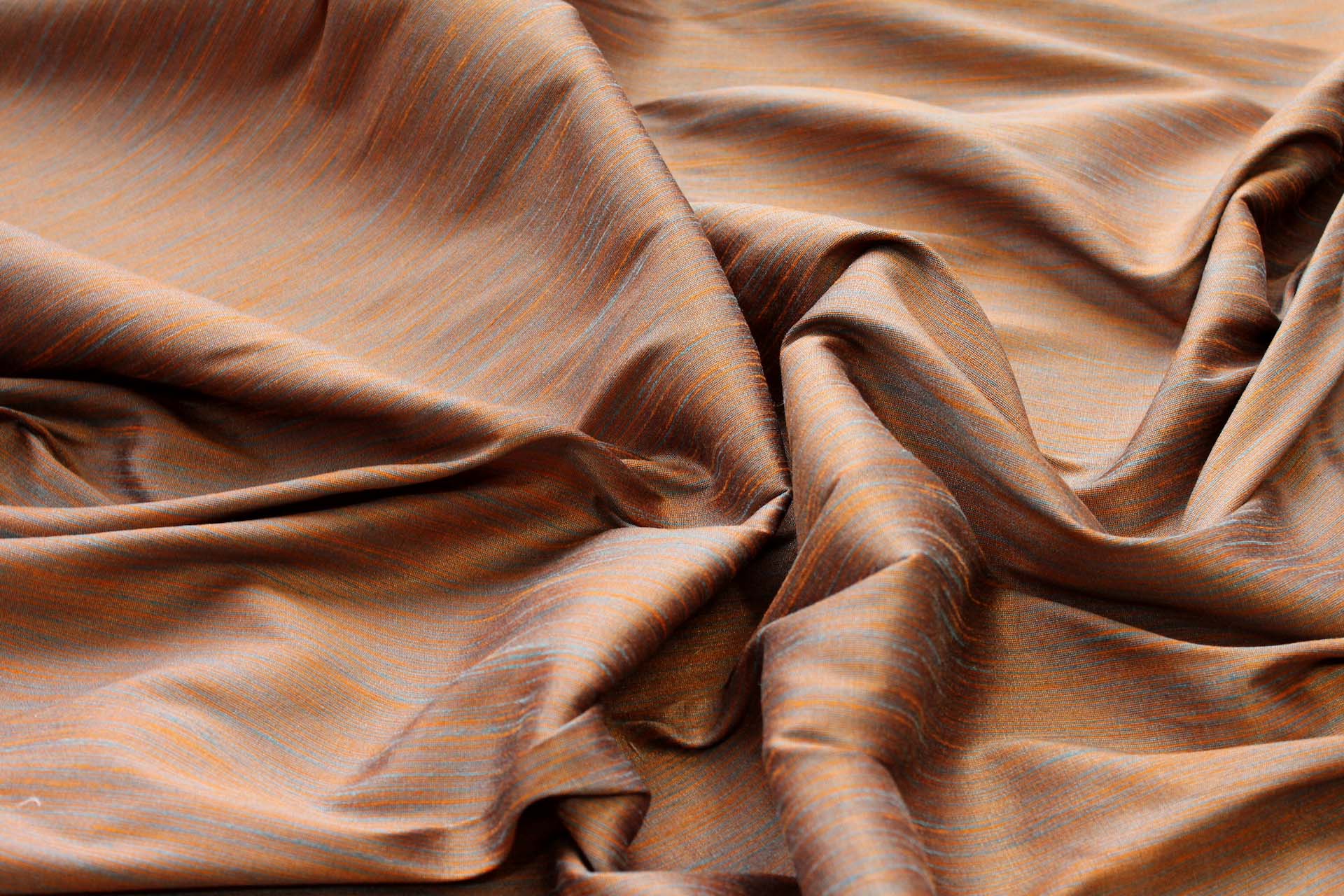 Multi Colour Marl Fabric - Orange, Blue, Grey, image 5 of 6