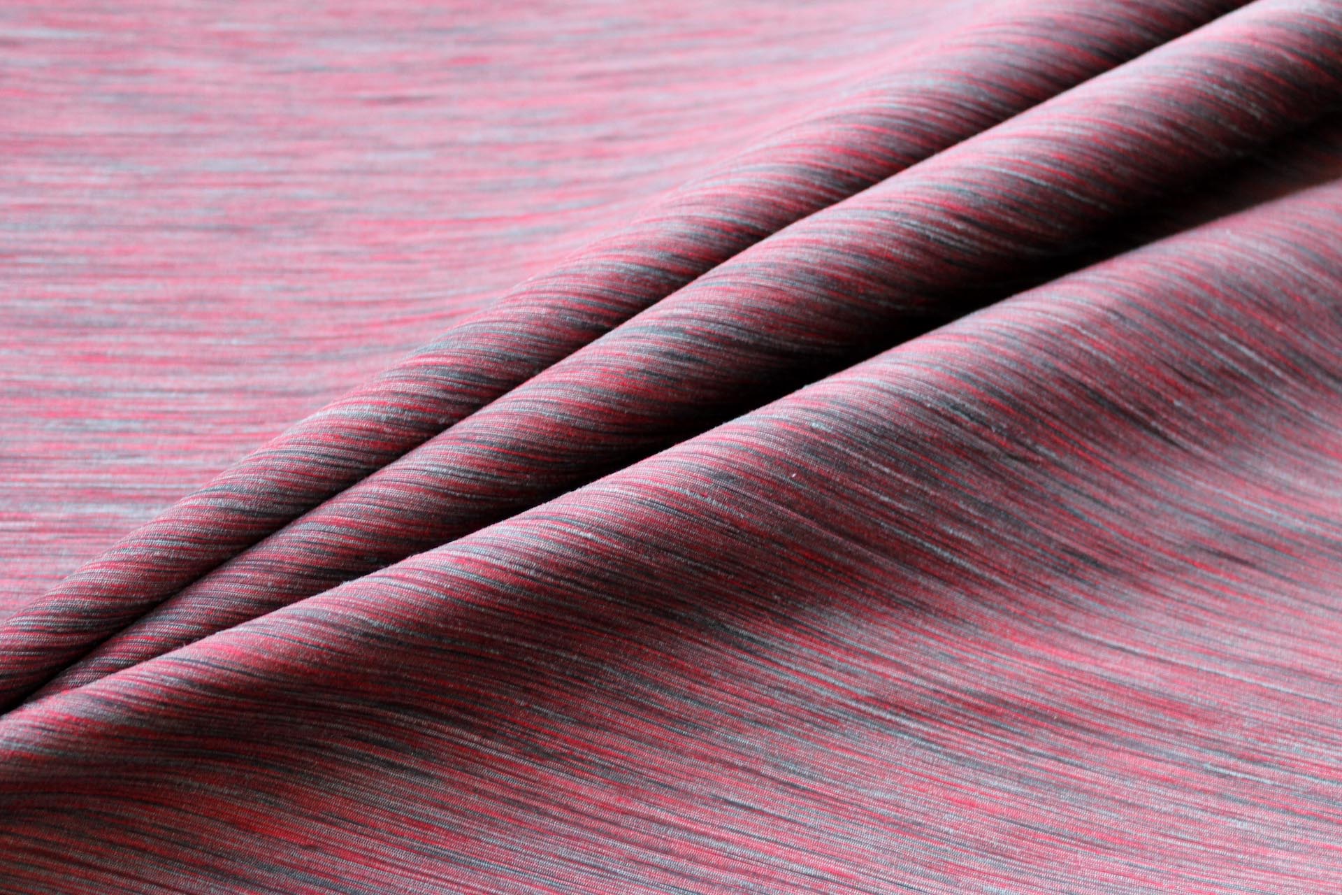 Multi Colour Marl Fabric - Red, Black, Grey, image 5 of 7