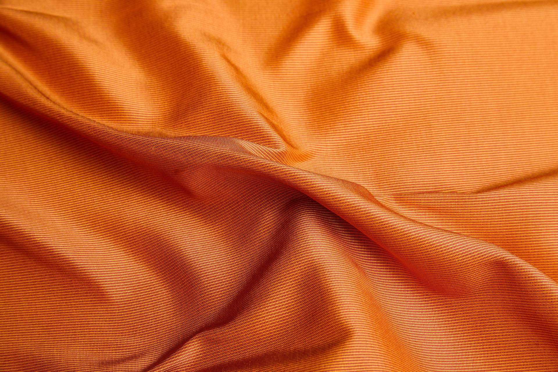 Heavy Weight Silk Taffeta - 3-Tone - Red, Yellow and Orange fabric, image 2 of 7