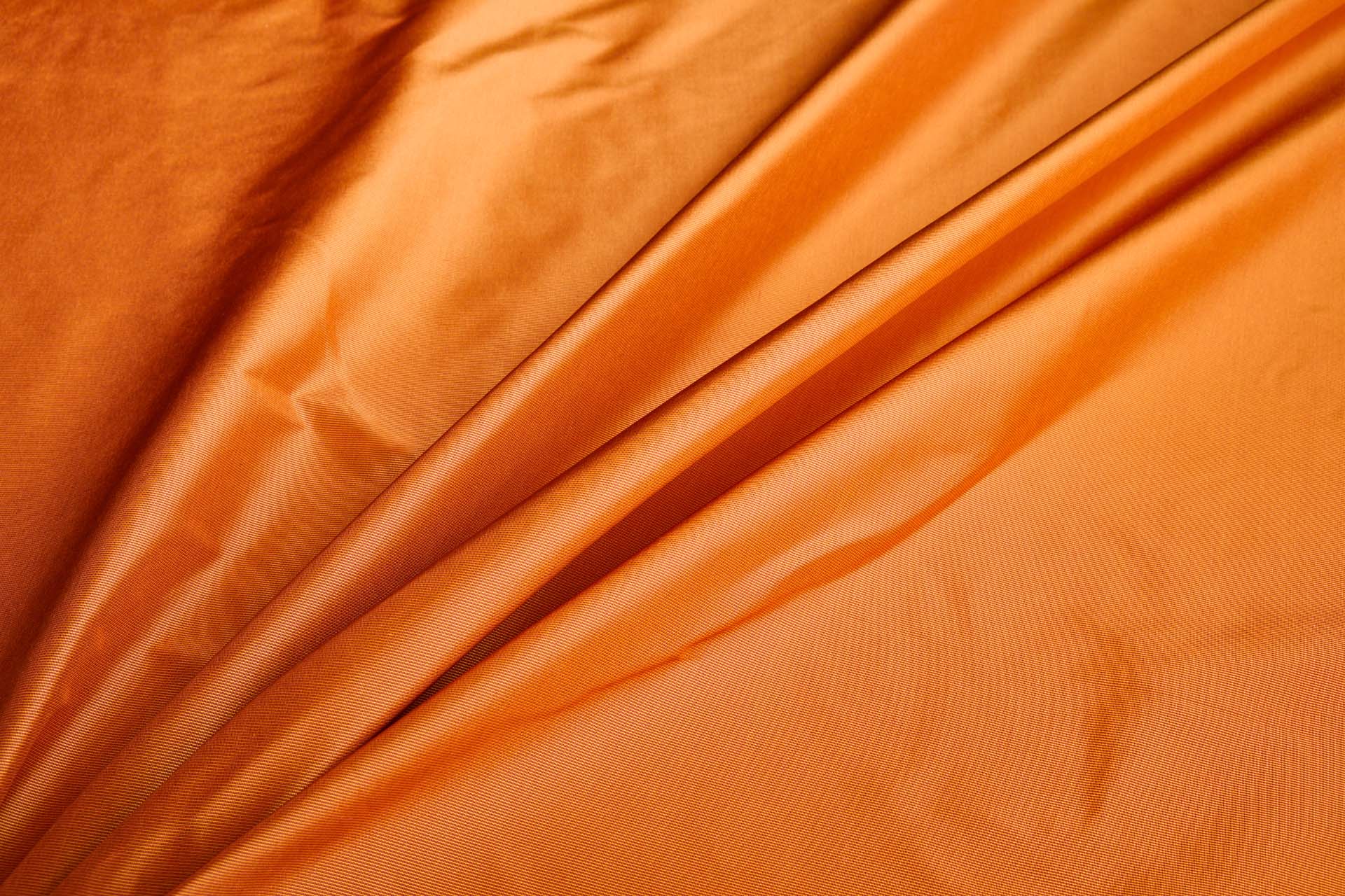 Heavy Weight Silk Taffeta - 3-Tone - Red, Yellow and Orange fabric, image 4 of 7