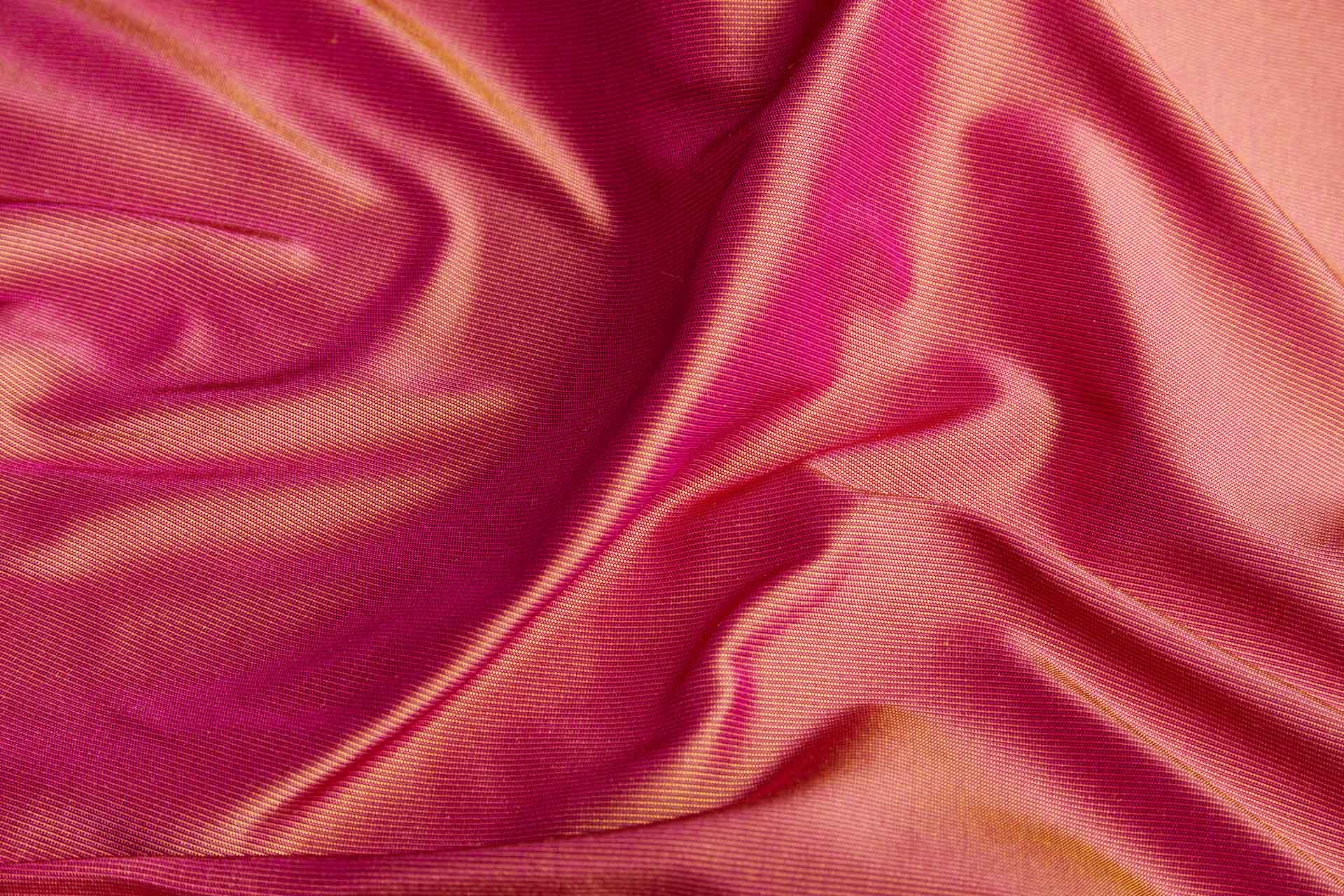 Heavy Weight Silk Taffeta - 3-Tone - Caramel, Yellow and Fuchsia fabric, image 8 of 8