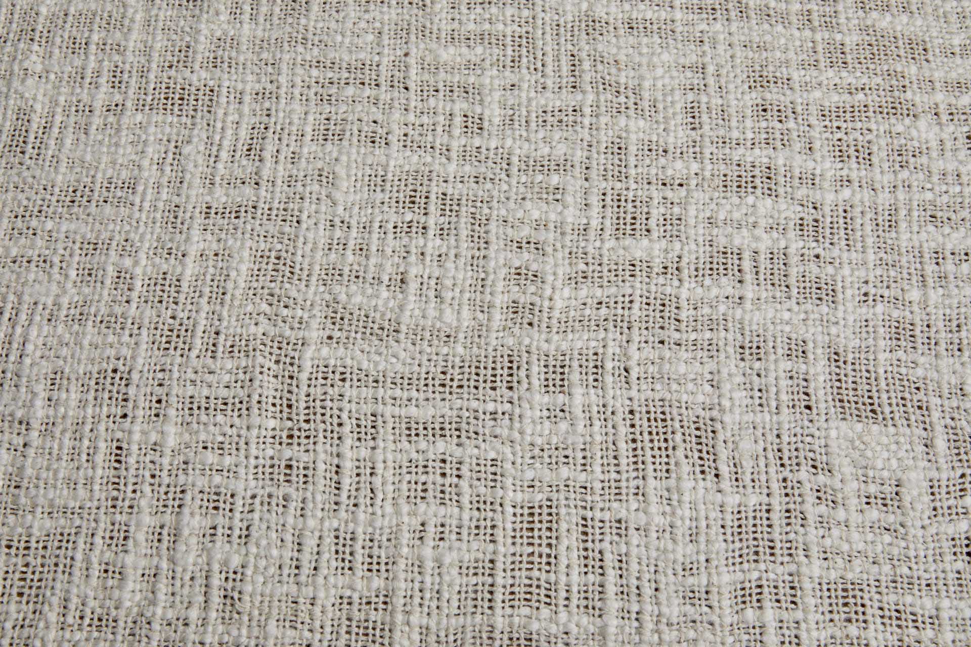 Textured Loose Weave Slub Cotton - Ecru fabric, image 8 of 8