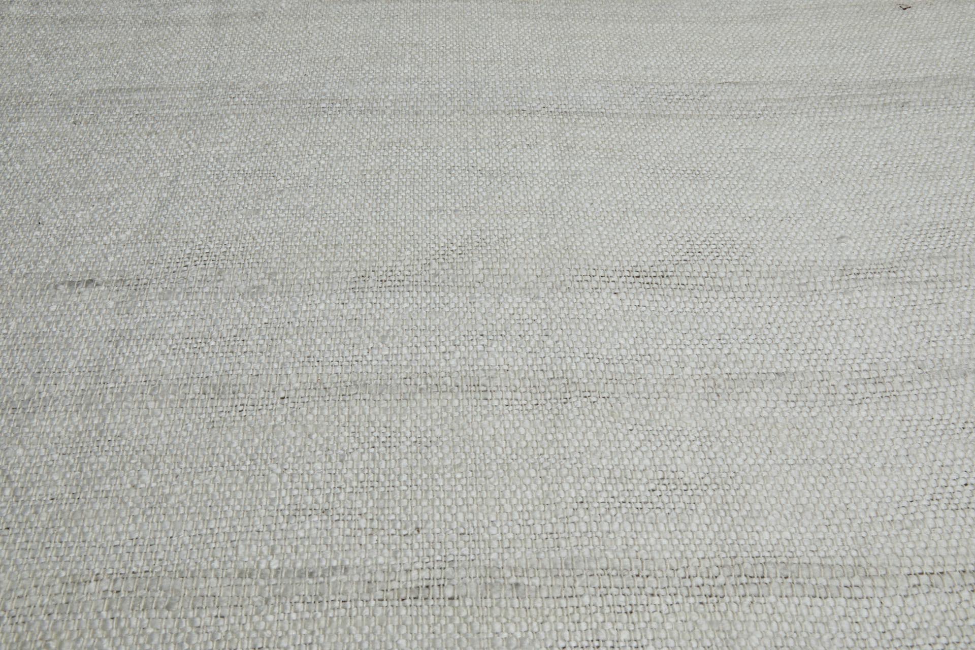 Cotton and Acrylic Chunky Weave - Ecru fabric, image 2 of 8