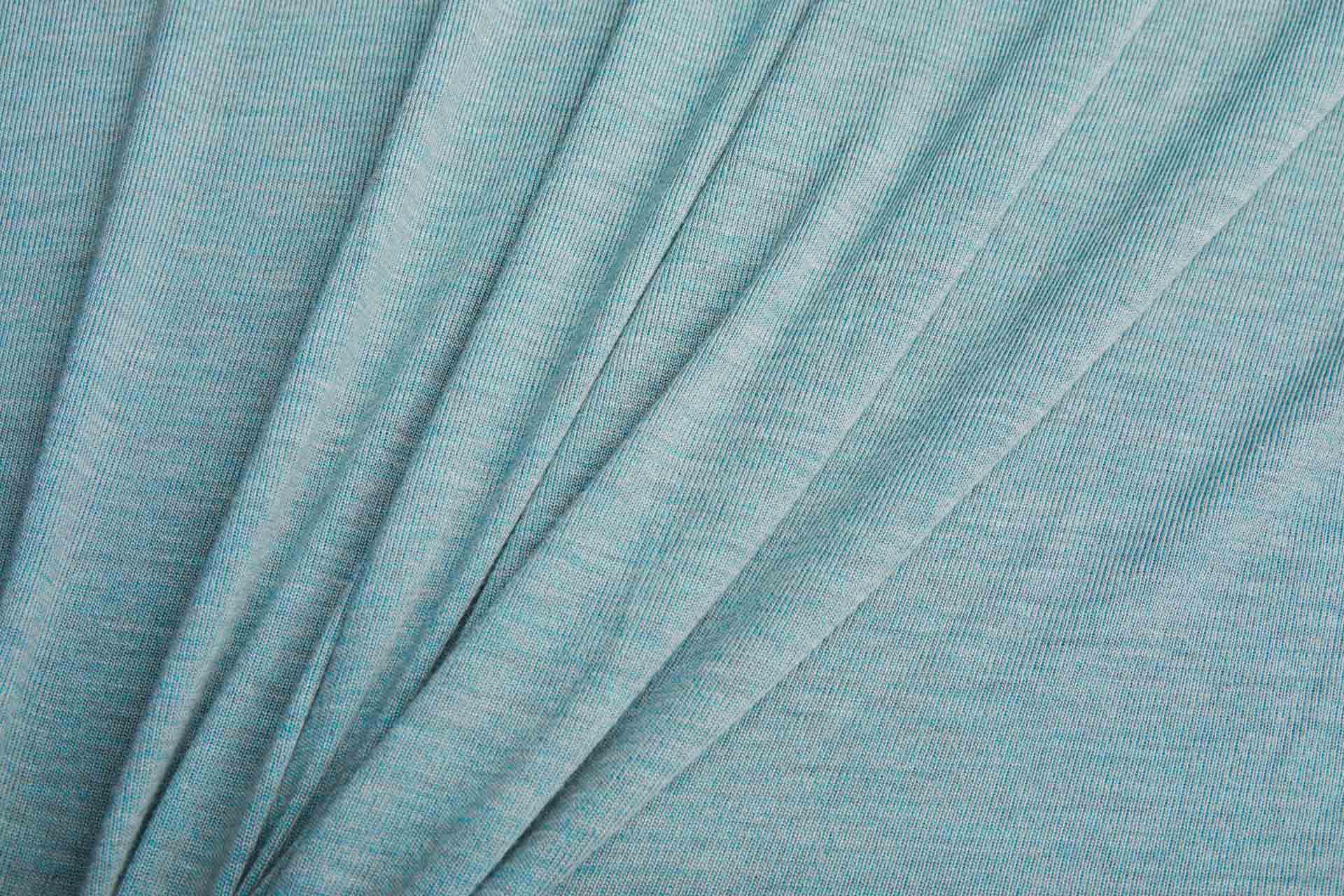 Two Tone Viscose Jersey - Turquoise fabric, image 5 of 9