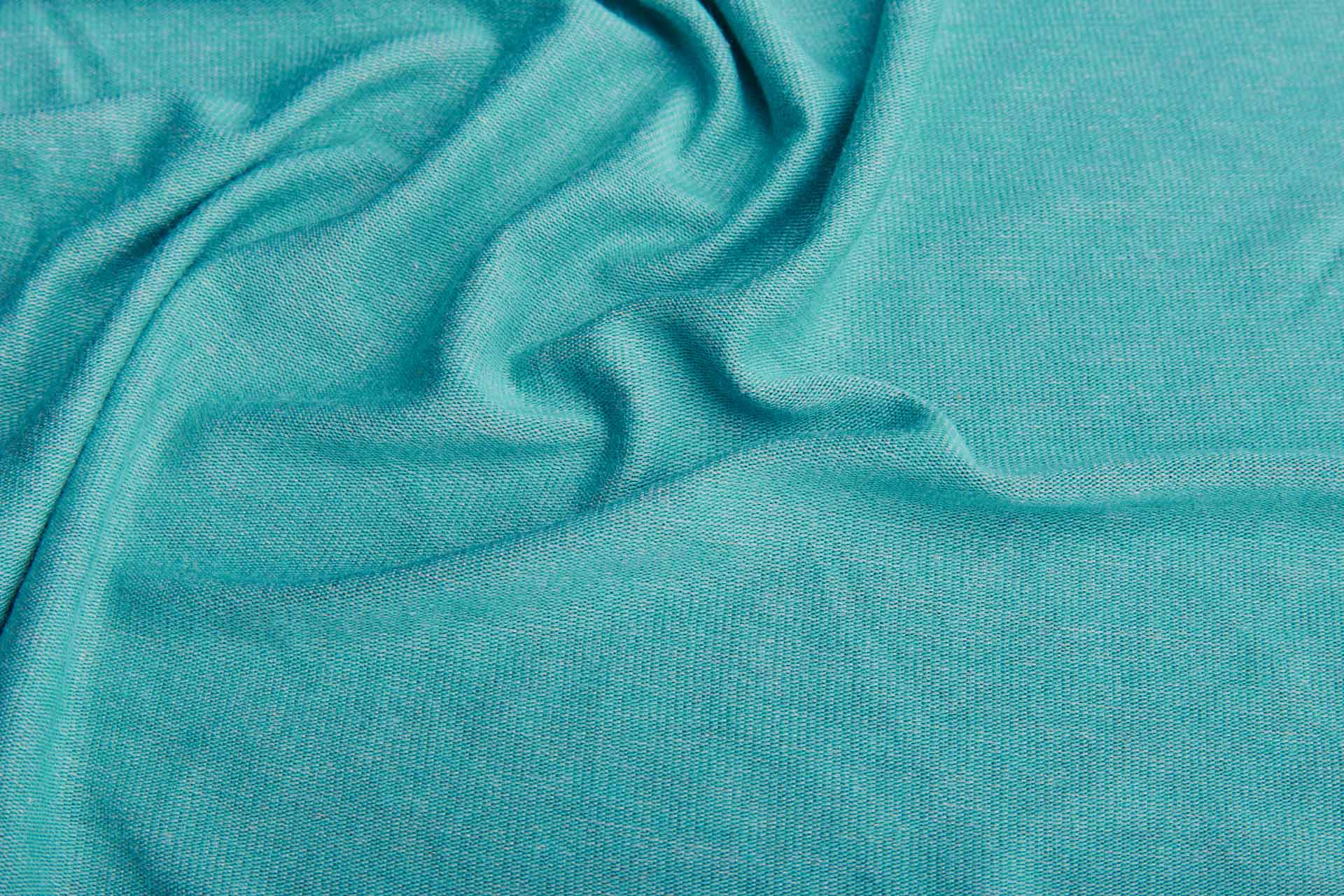 Two Tone Viscose Jersey - Turquoise fabric
