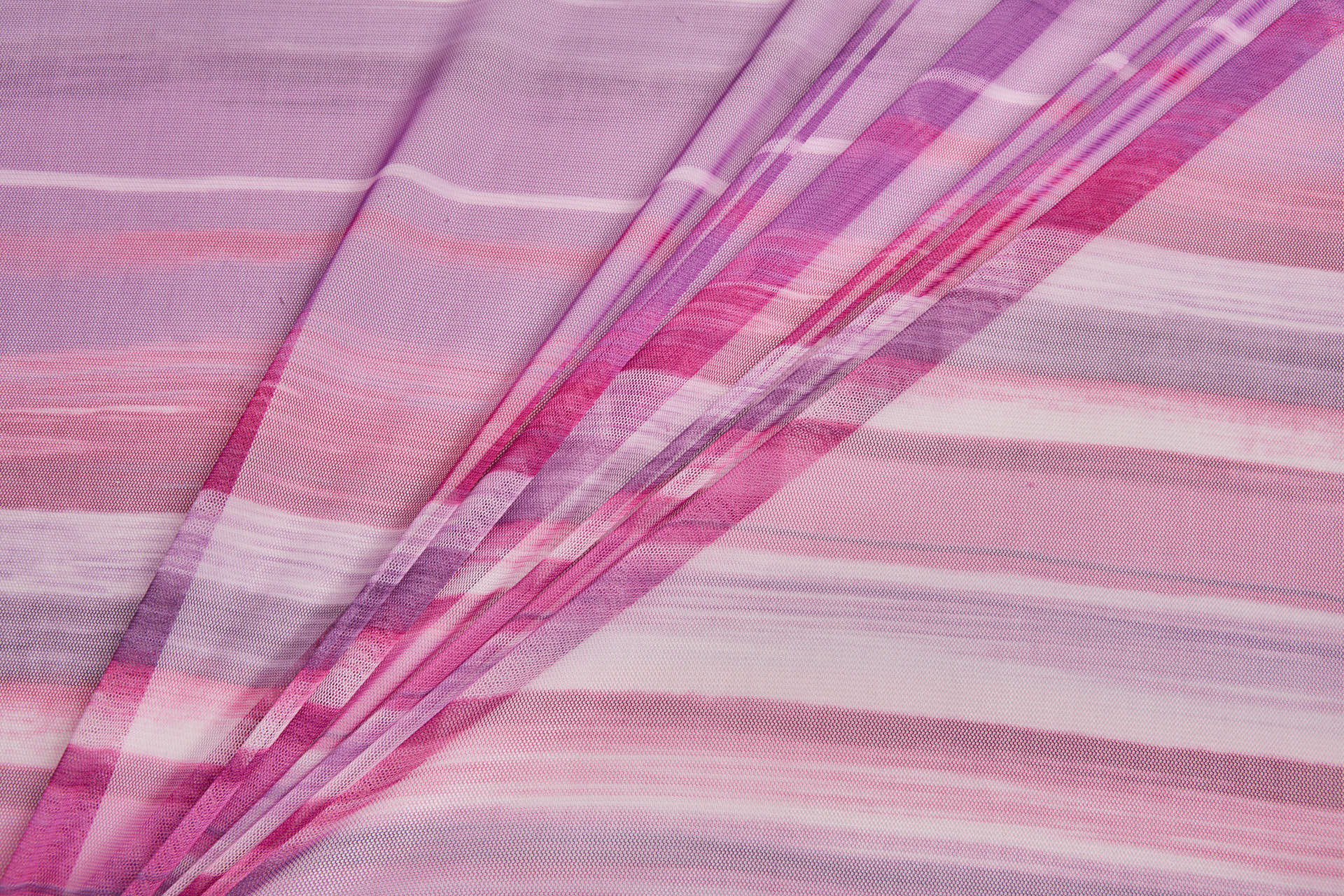Stretch Tulle - Sunset Mesh - Purple fabric, image 3 of 14