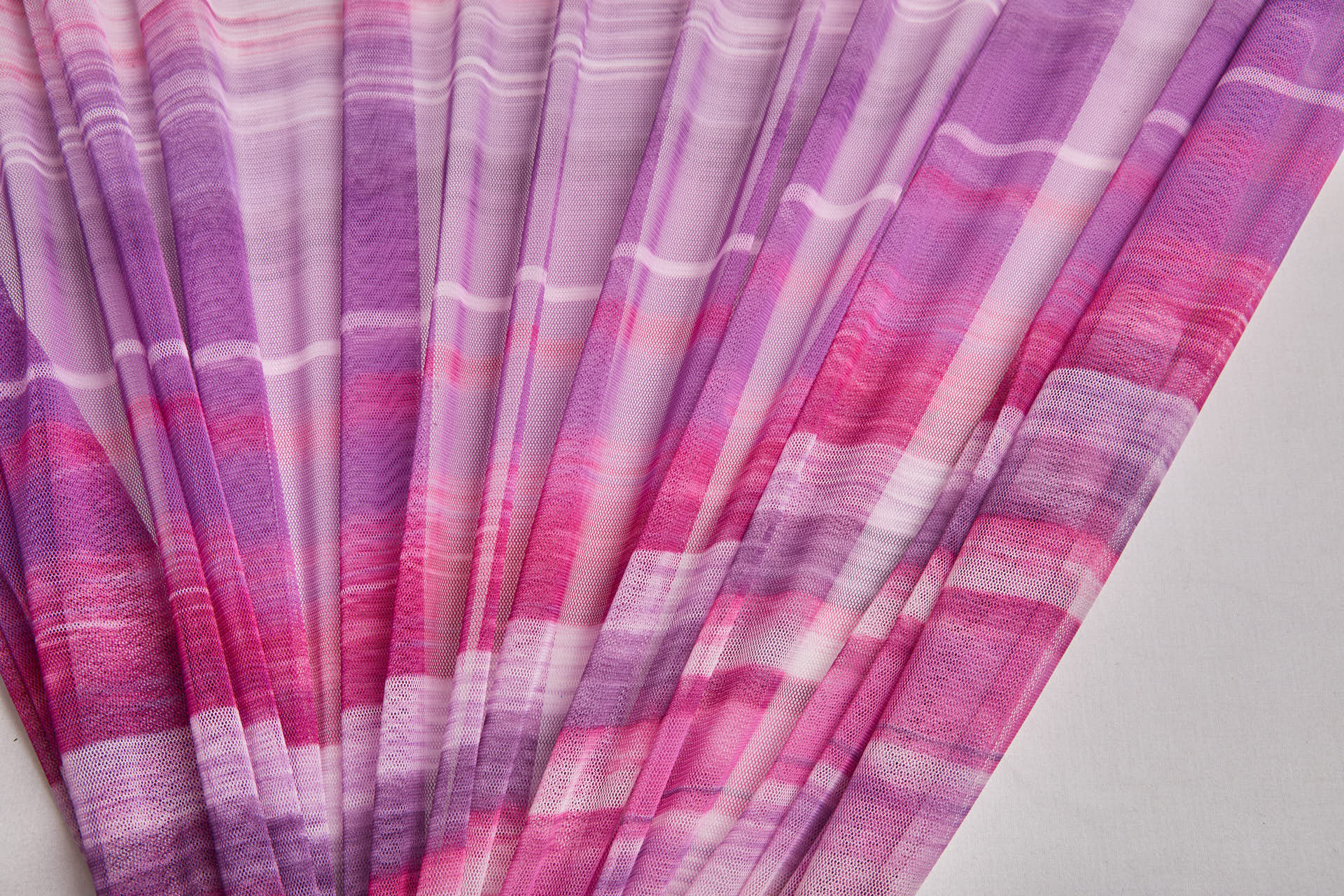 Stretch Tulle - Sunset Mesh - Purple fabric, image 9 of 14