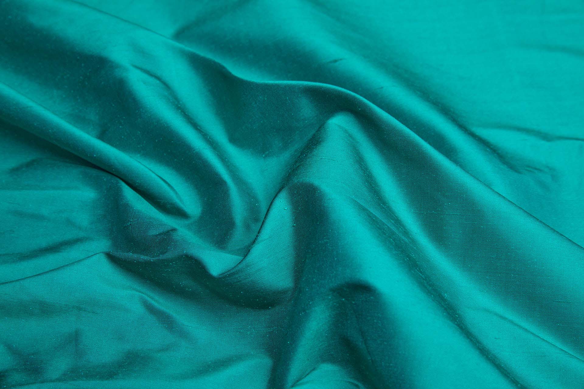 Silk Dupion - Jewel Green fabric, image 2 of 5