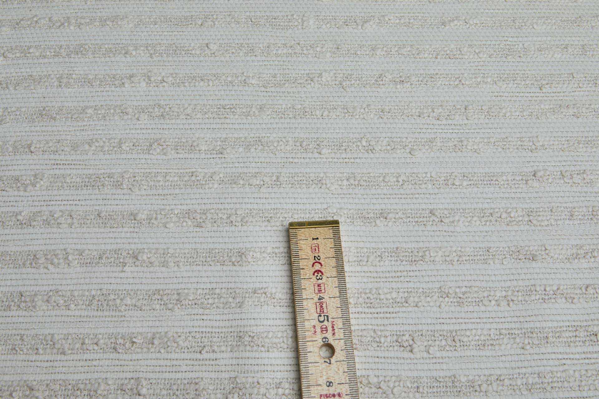 Textured Boucle Stripes - Natural fabric, image 7 of 7
