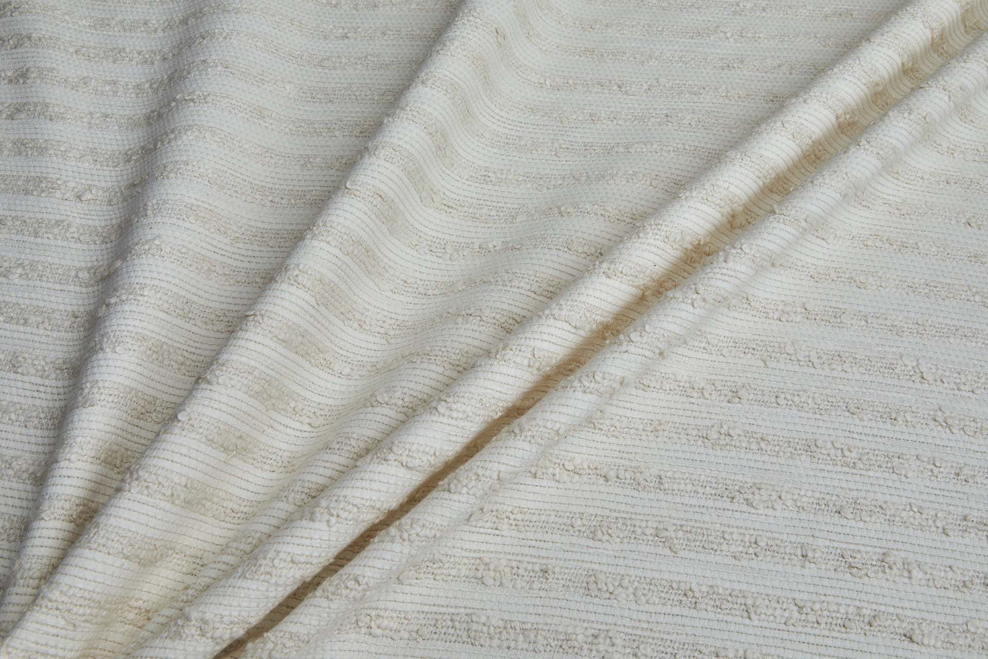 Textured Boucle Stripes - Natural fabric, image 5 of 7