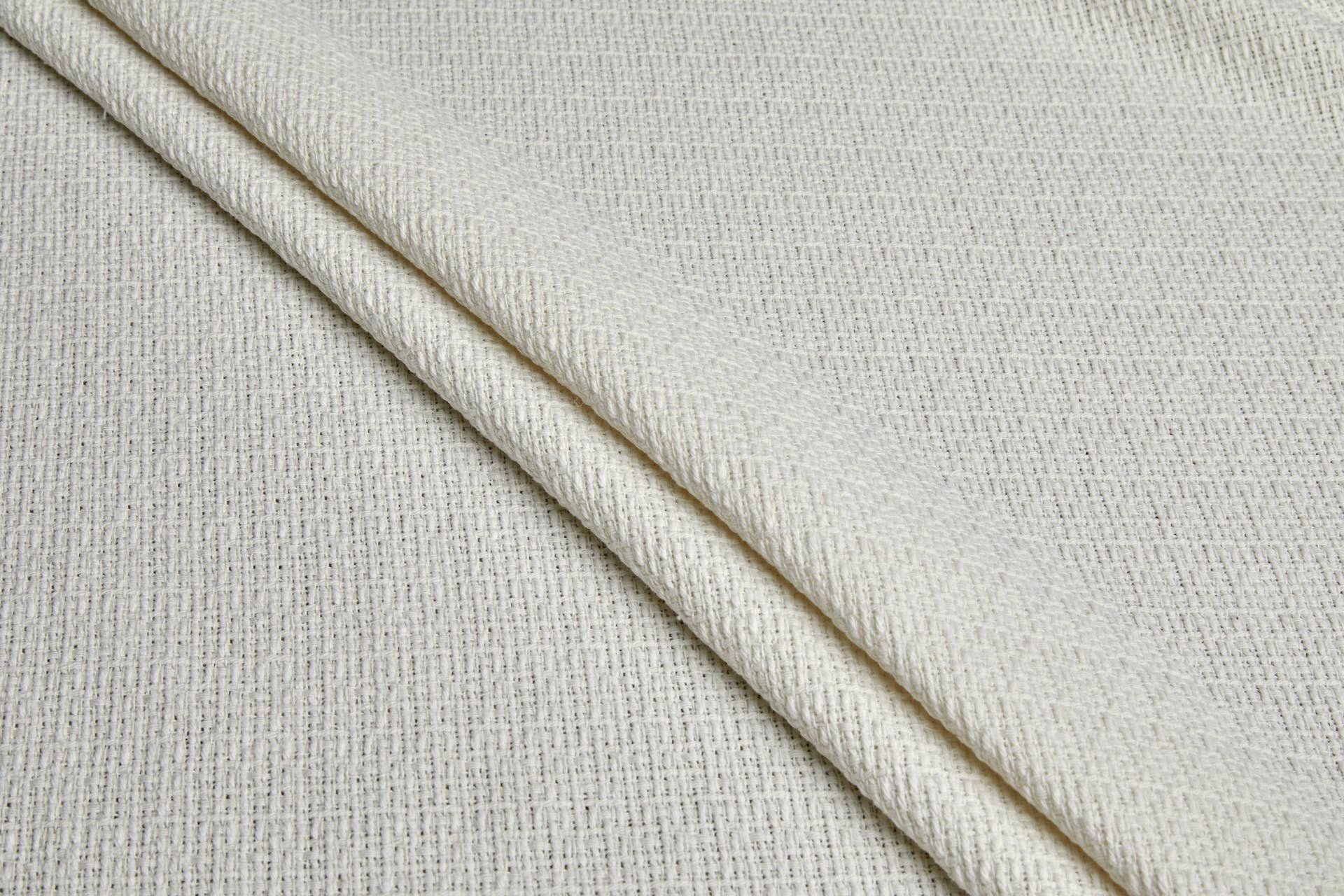 Textured Loose Weave Natural Cotton fabric, image 6 of 8