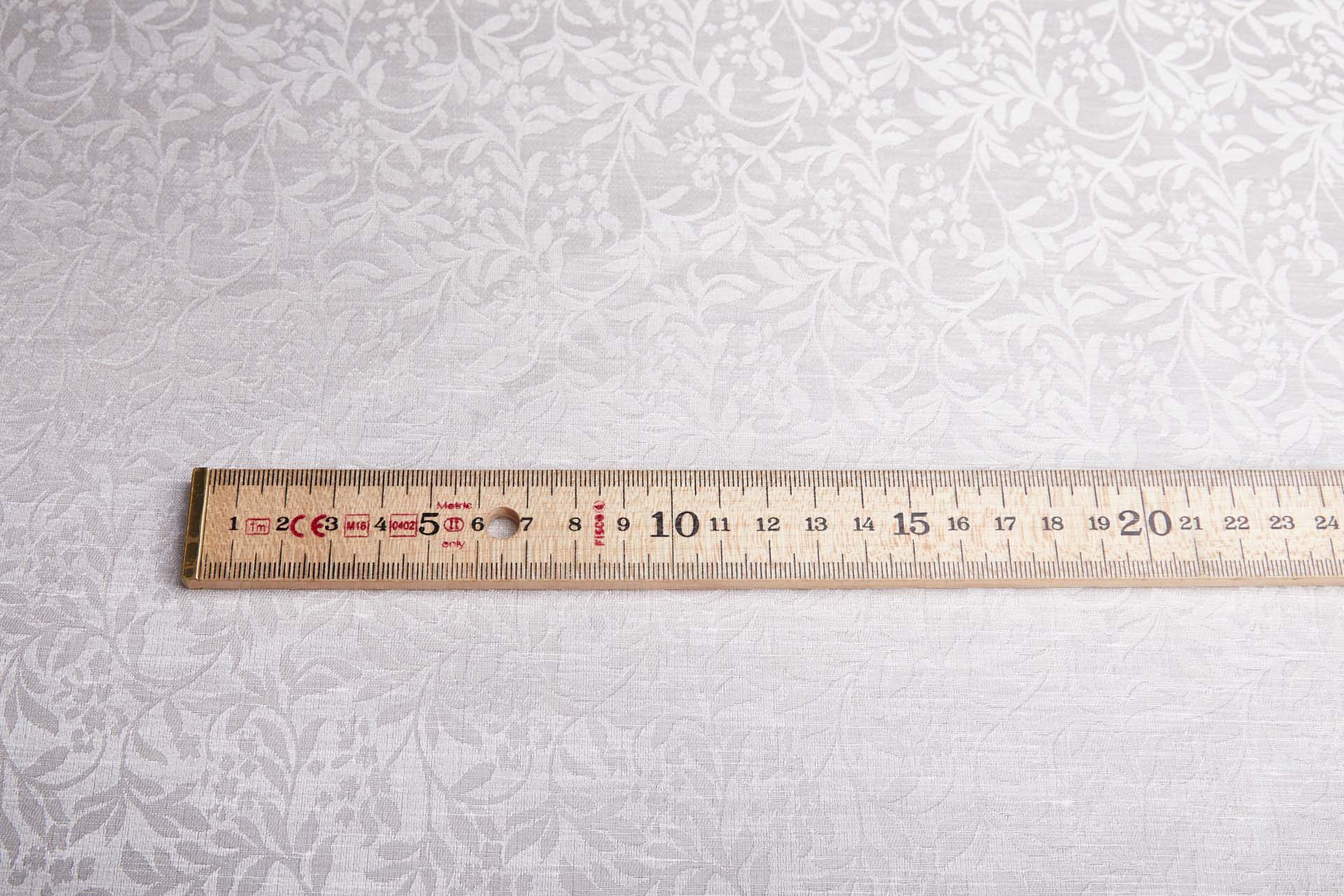 Willow Pattern Silk and Linen Jacquard in Ivory fabric, image 9 of 10