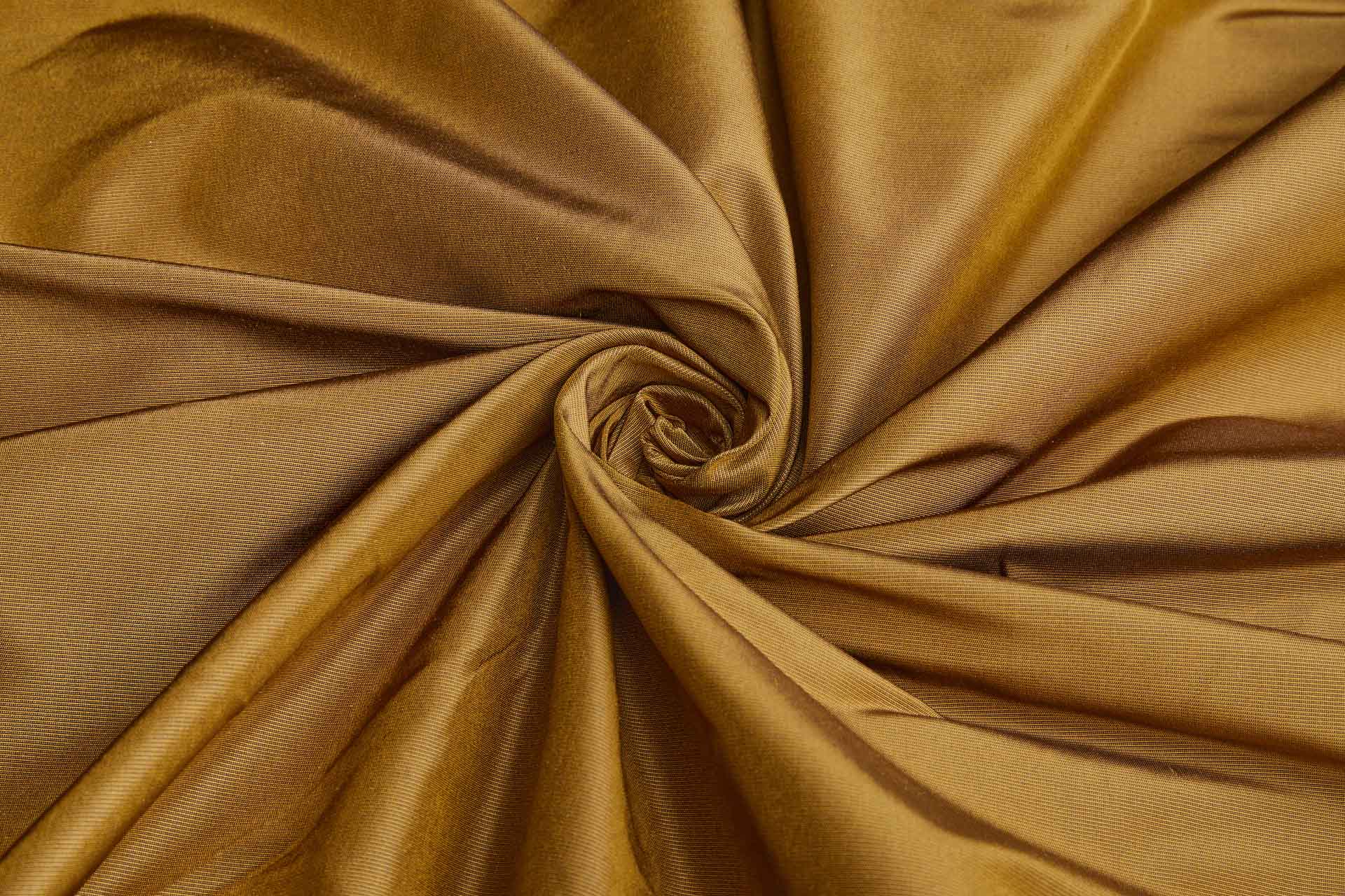 Heavy Weight Silk Taffeta - 3-Tone - Caramel and Ink fabric
