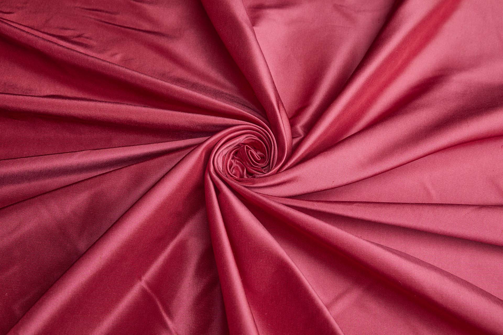 Heavy Weight Silk Taffeta - 3-Tone - Fuchsia, Brown and Maroon fabric