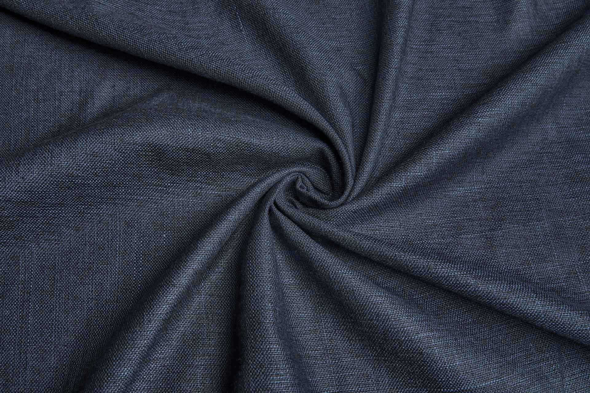 Silk and Cotton Matka - Ink Blue fabric, image 3 of 6