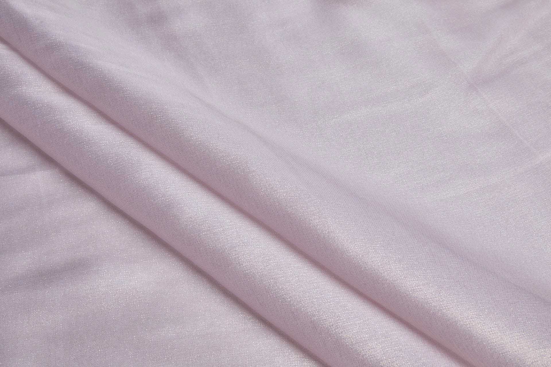 Pale Pink Textured Soft Organza with Gold Foil fabric, image 4 of 6