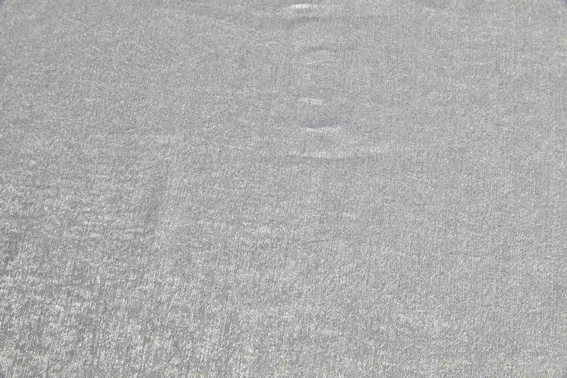 Foil Printed Polyester Satin in Pale Grey & Pale Gold fabric, image 7 of 7