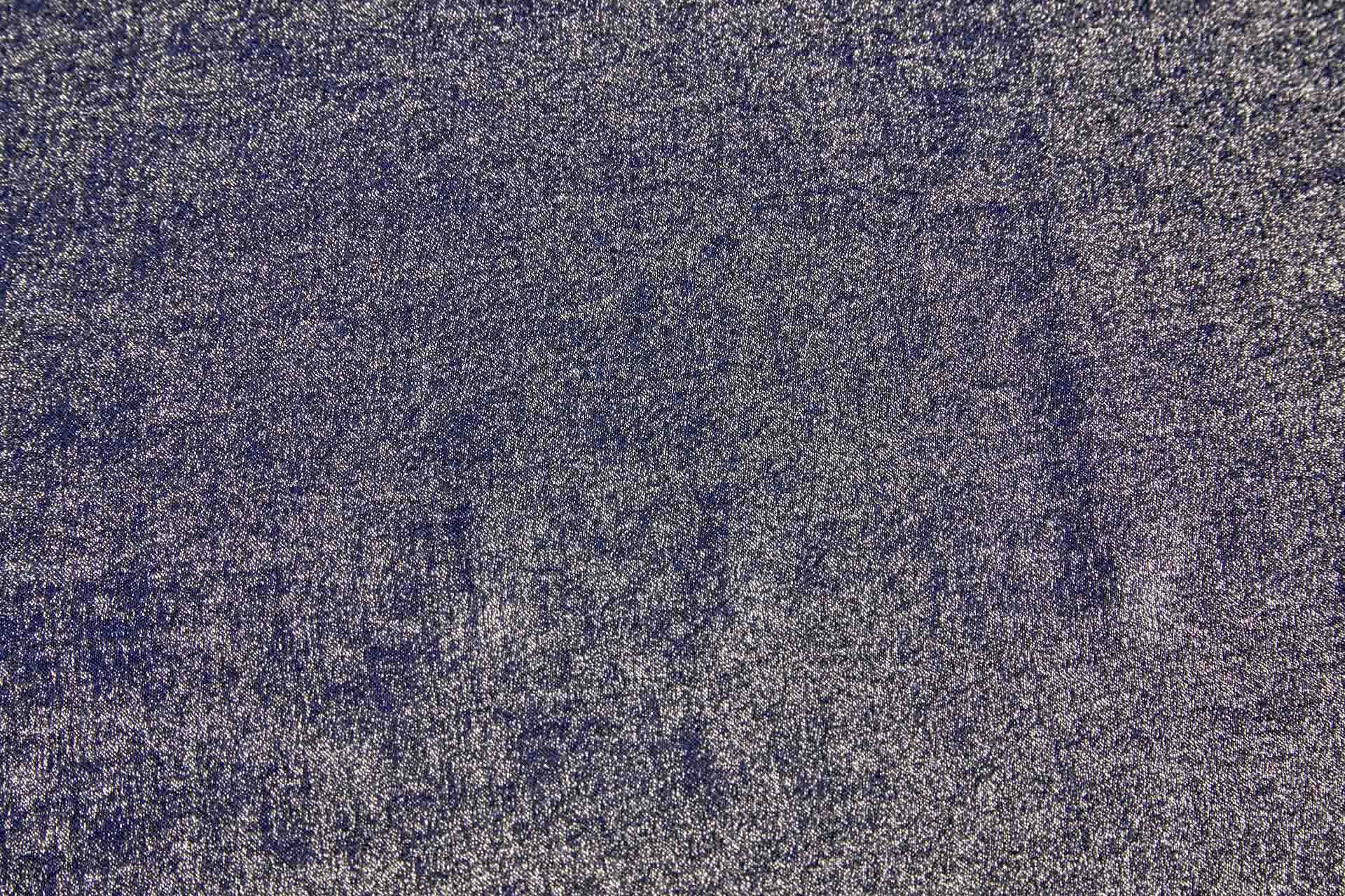 Foil Printed Polyester Satin in Navy & Pale Gold fabric, image 7 of 7