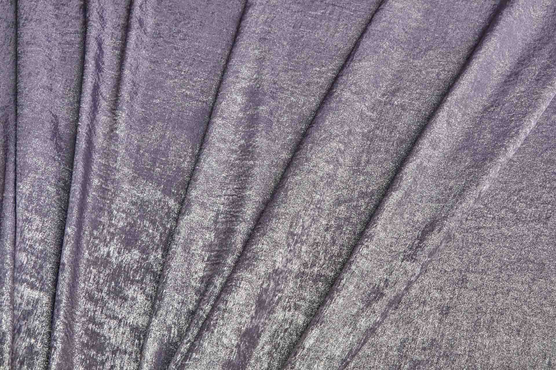 Foil Printed Polyester Satin in Mauve & Pale Gold fabric, image 3 of 7