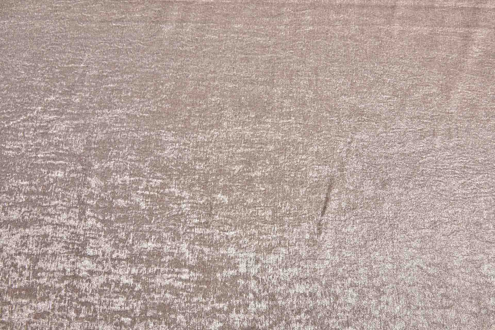 Foil Printed Polyester Satin in Taupe & Pale Gold fabric, image 7 of 7