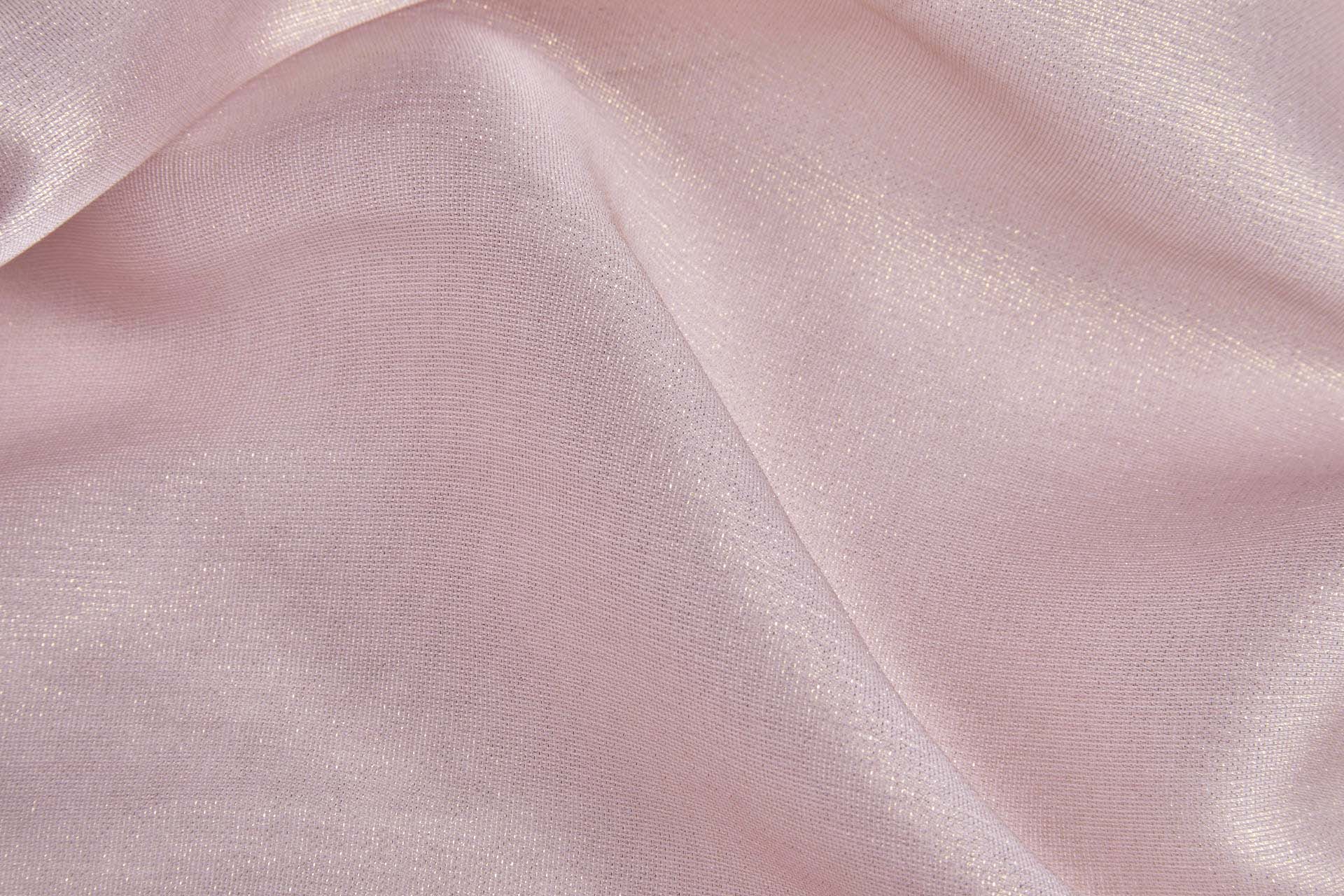 Tea Rose Textured Soft Organza with Gold Foil fabric, image 2 of 6