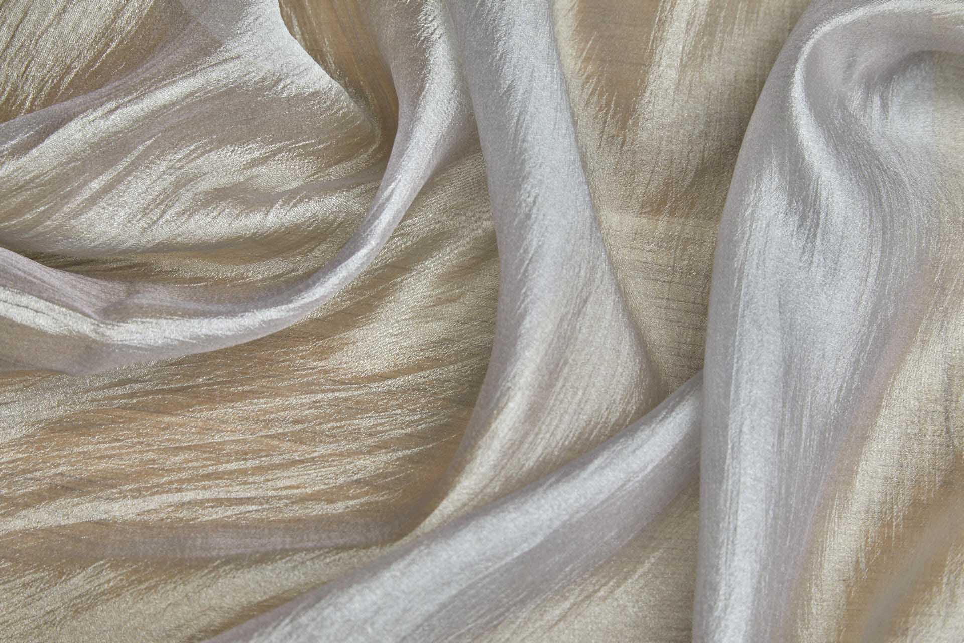 Soft Crinkle Poly Chiffon in Smoke Grey fabric, image 5 of 6