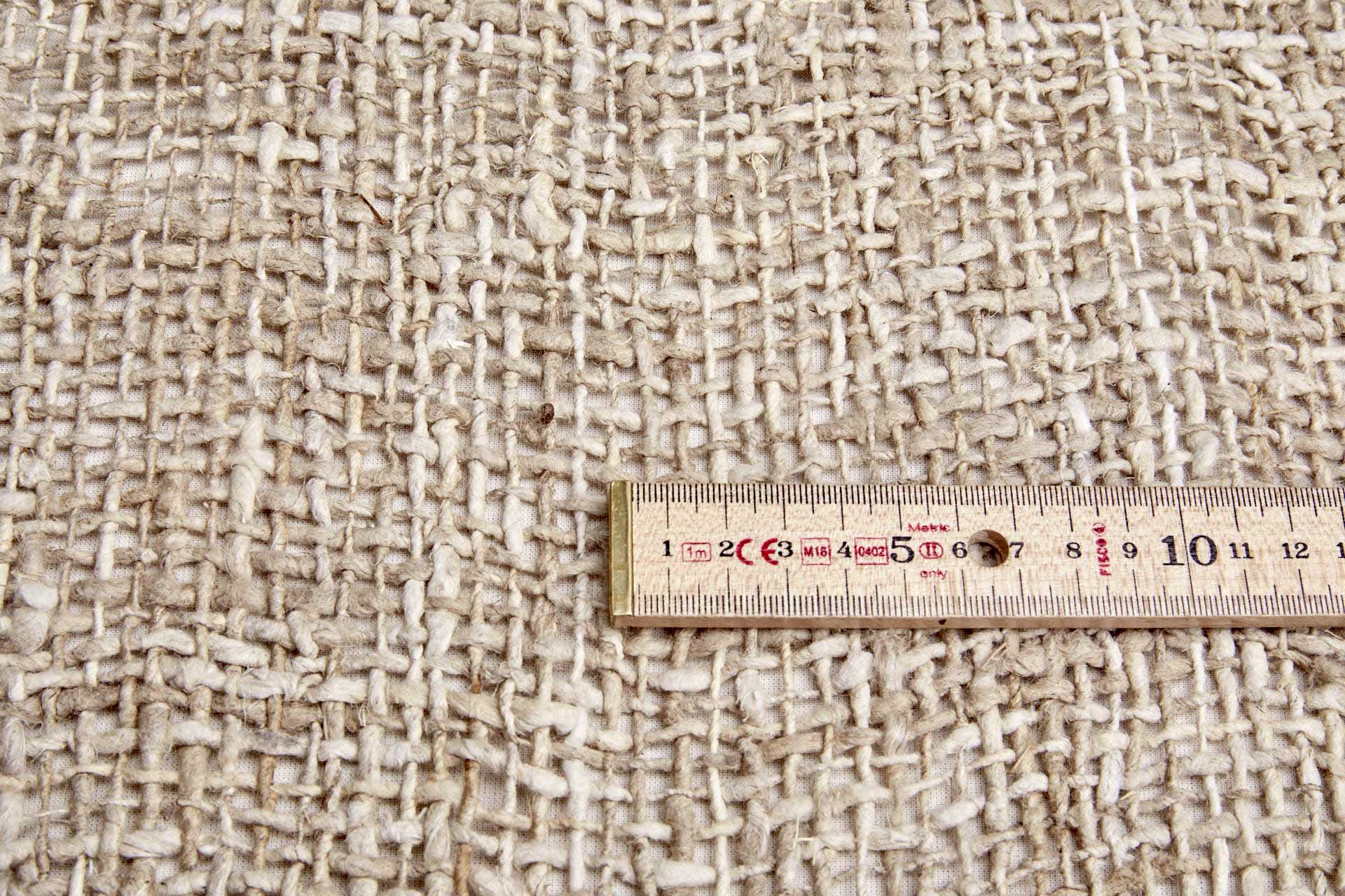Super Chunky Open Weave Raw Silk - Natural fabric, image 2 of 9