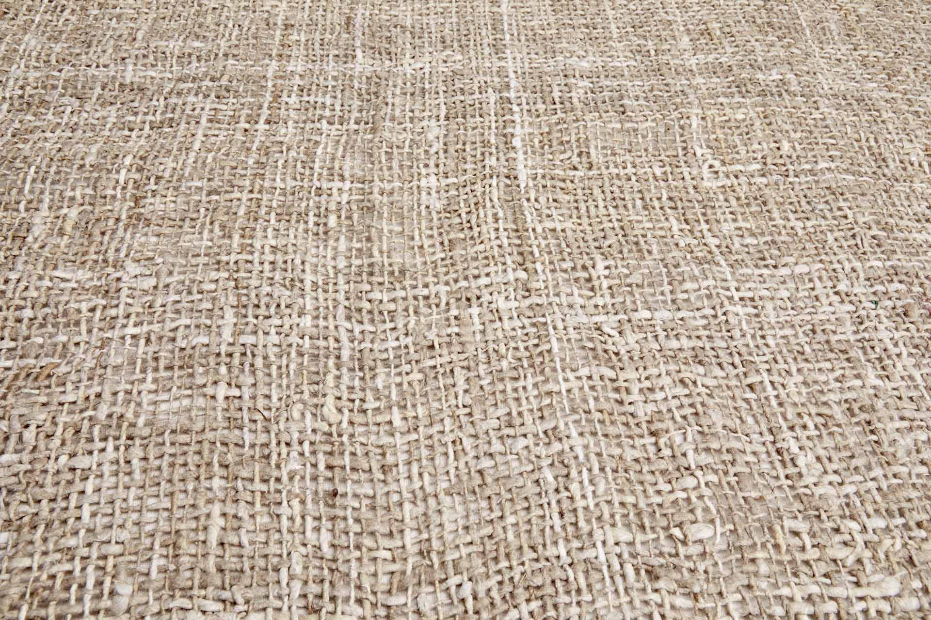 Super Chunky Open Weave Raw Silk - Natural fabric, image 3 of 9