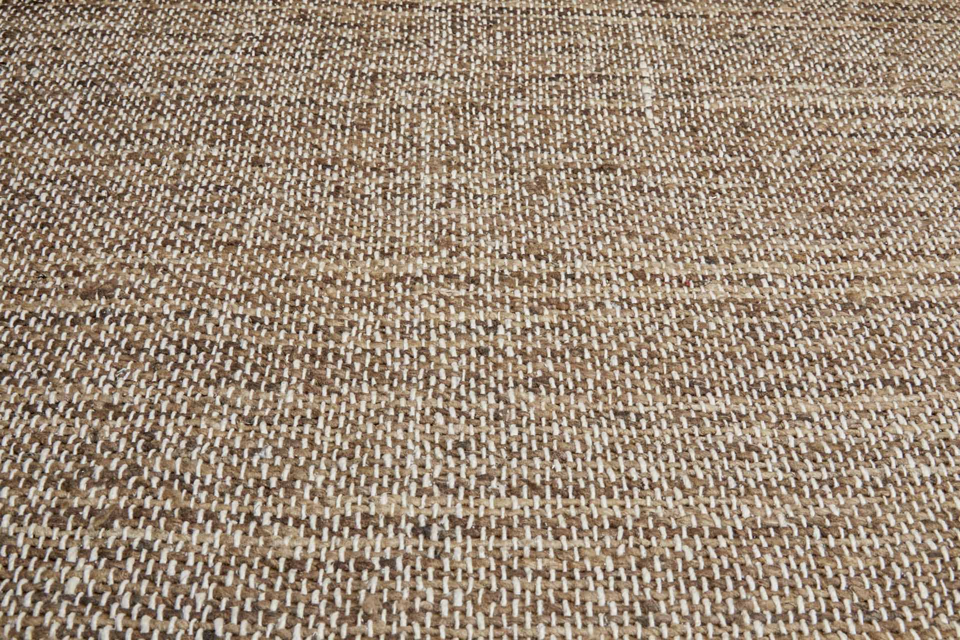 Chunky Loose Weave Silk - Ecru / Browns fabric, image 3 of 8
