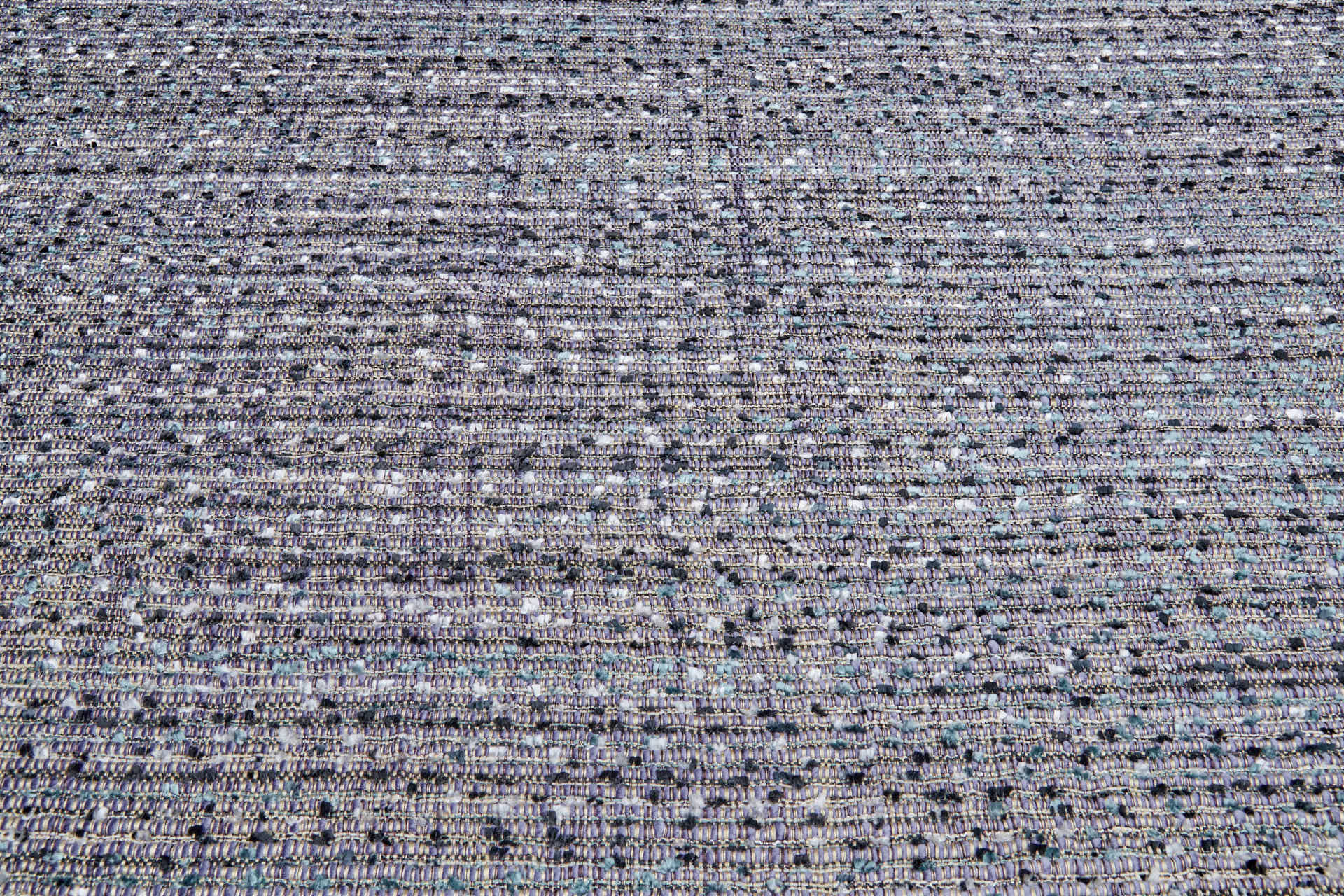 Chunky Textured Weave - Lavender, Beige, Black and Turquoise fabric, image 7 of 8