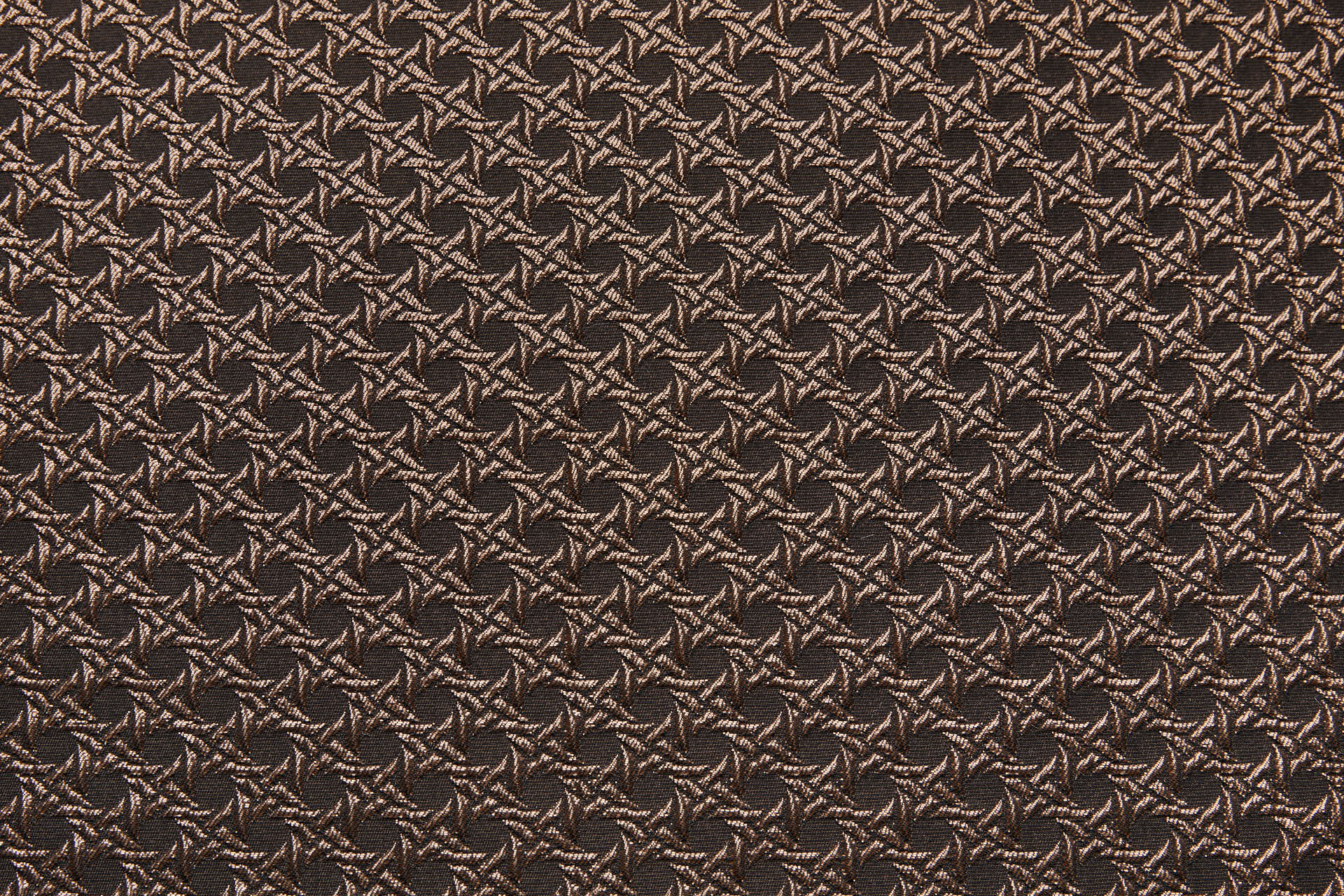 Rattan Pattern Stretch Jacquard - Brown / Bronze fabric, image 9 of 10