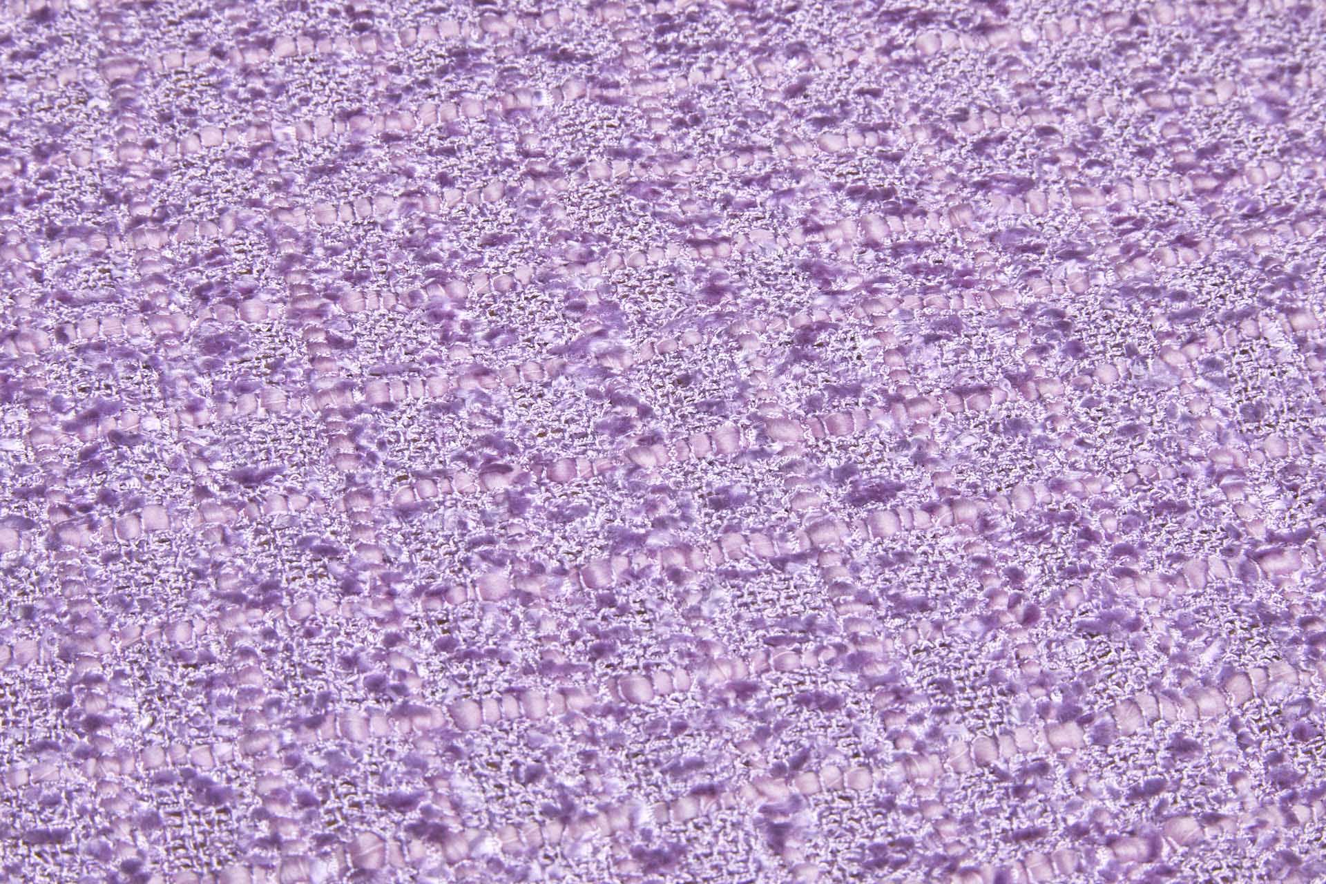 Chunky Tweedy Check Chenille - Lilac fabric, image 6 of 7
